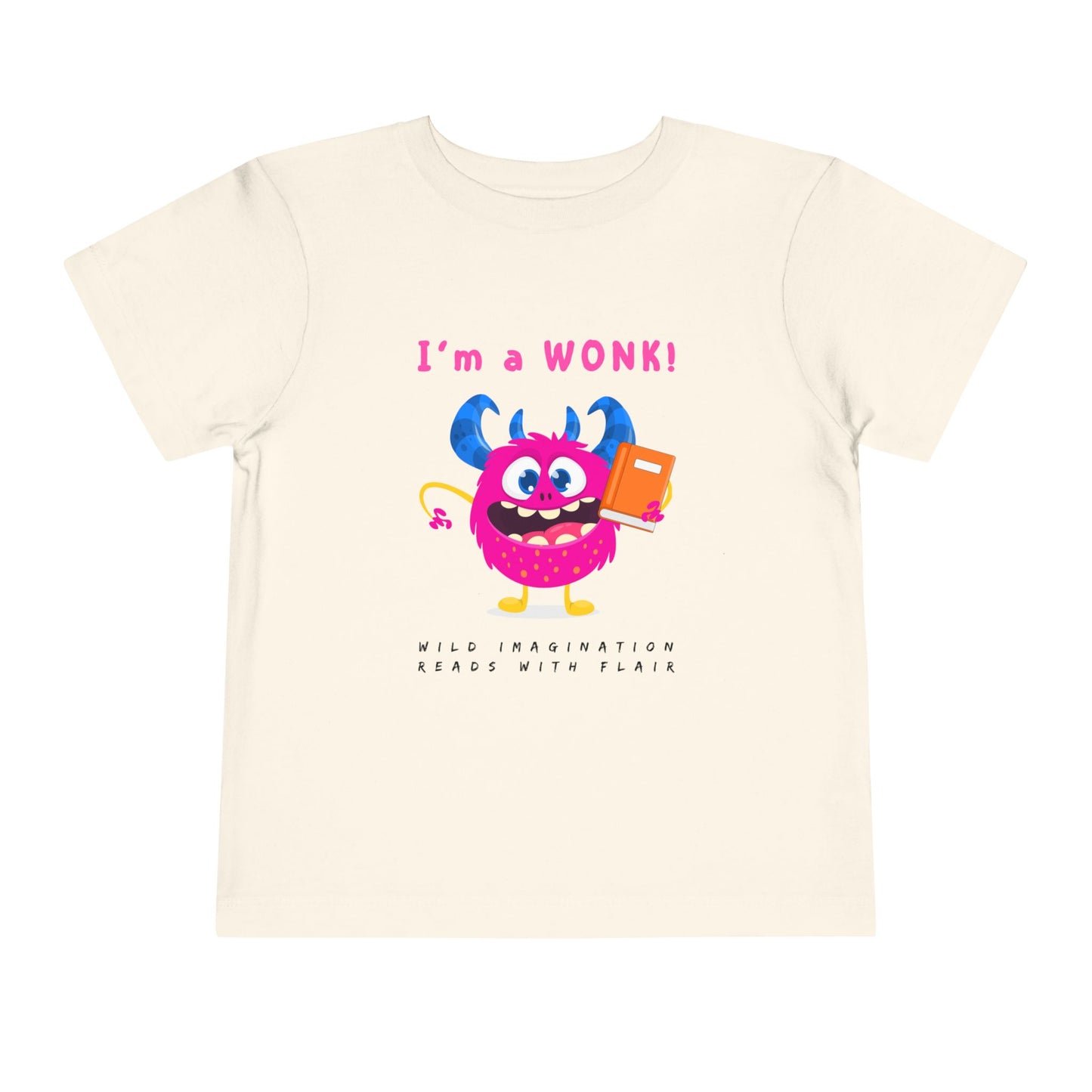 Toddler I’m a WONK! Imaginative Book Lover T-Shirt