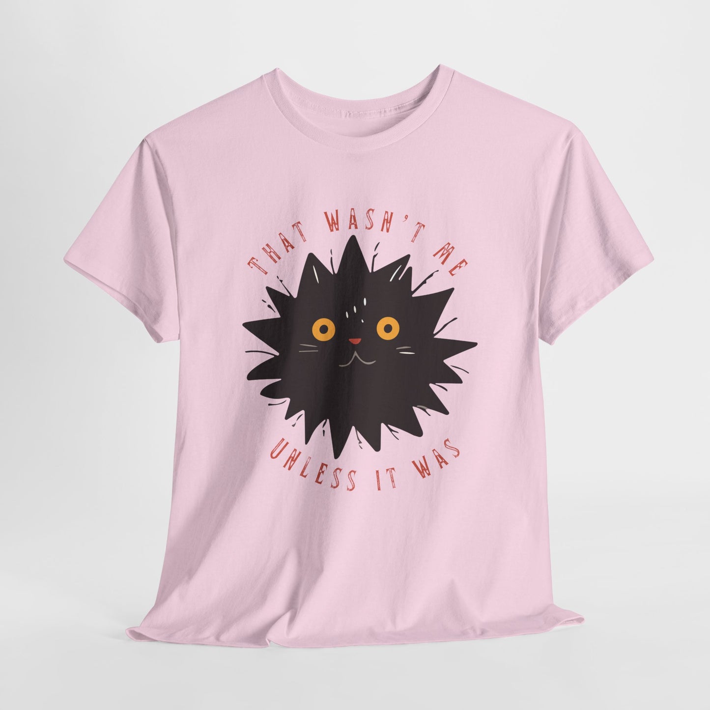 Teen/Adult Unisex Unless It Was Tee – Mysterious. Suspicious. Adorably Guilty.