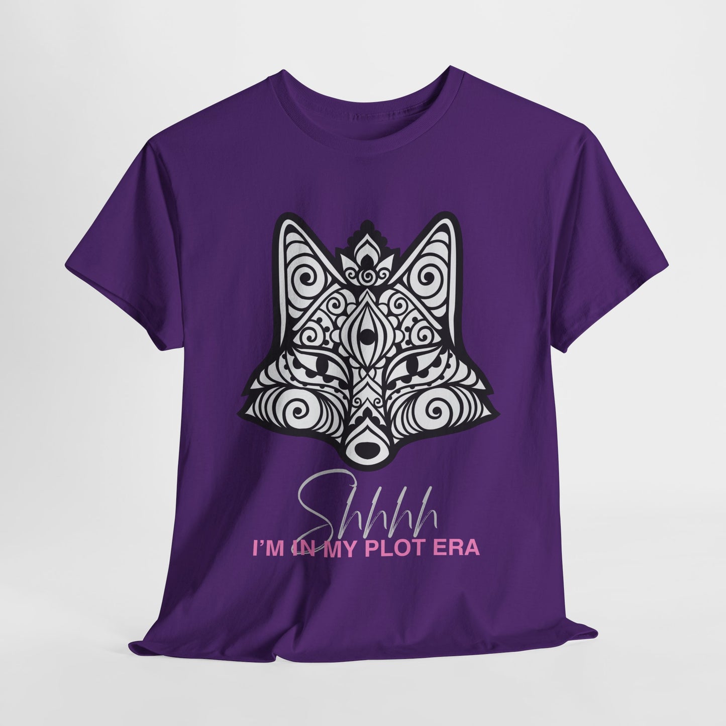 Teen/Adult Unisex β Plot Era Fox Tee β Quiet Reading Aesthetic Shirt