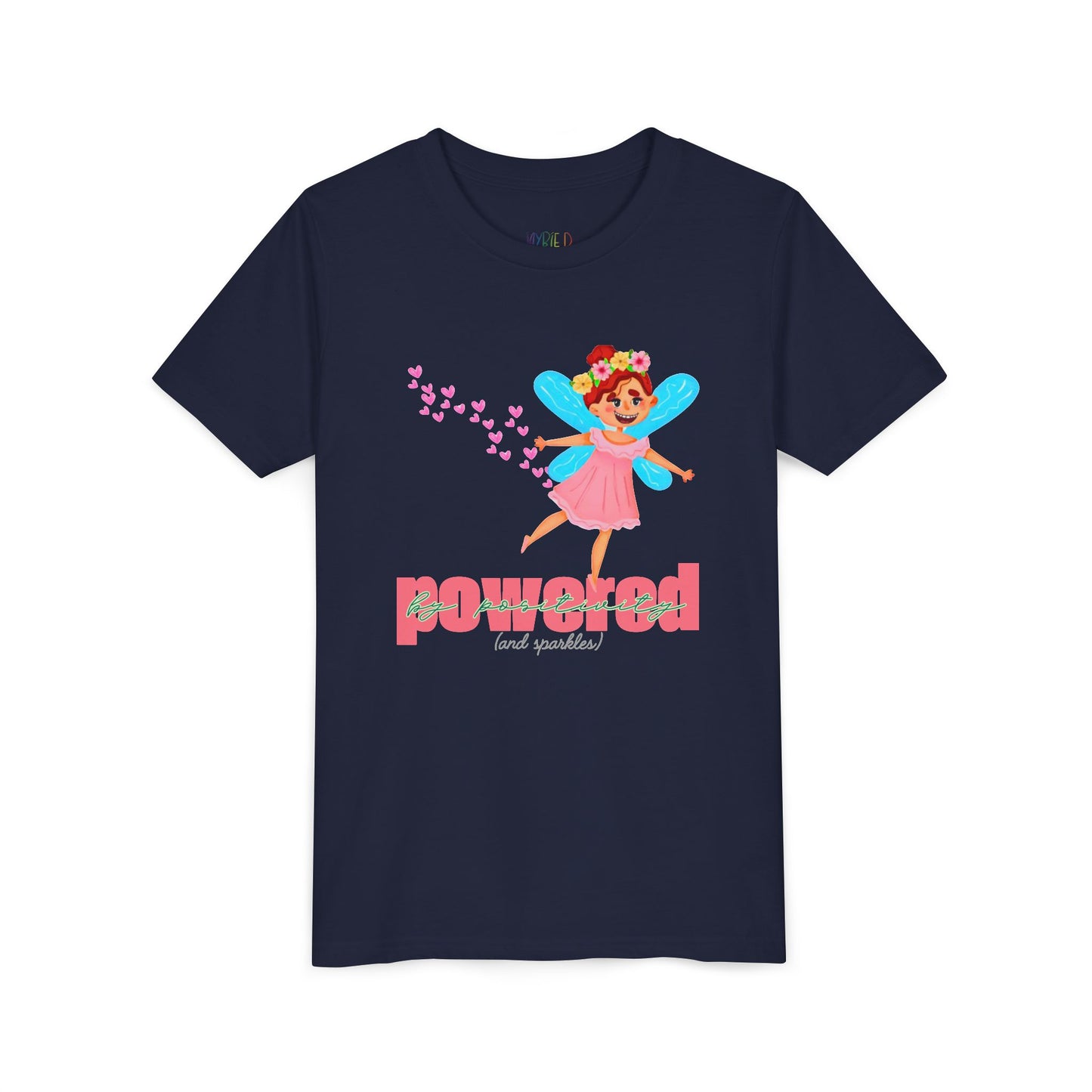 Youth Powered by Positivity (and Sparkles) Tee β Glow Up, Lift Up