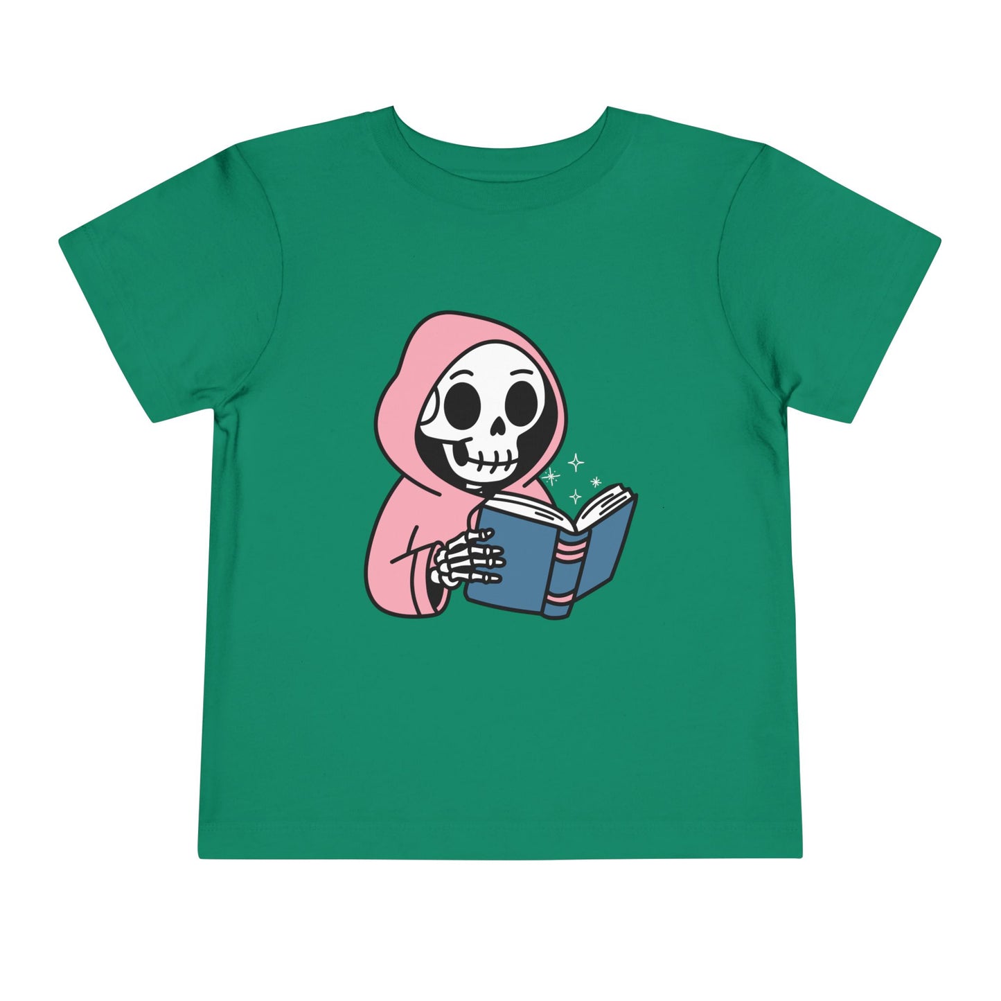Toddler Spooky Storytime Tee β Cute Skeleton Reader Halloween Shirt