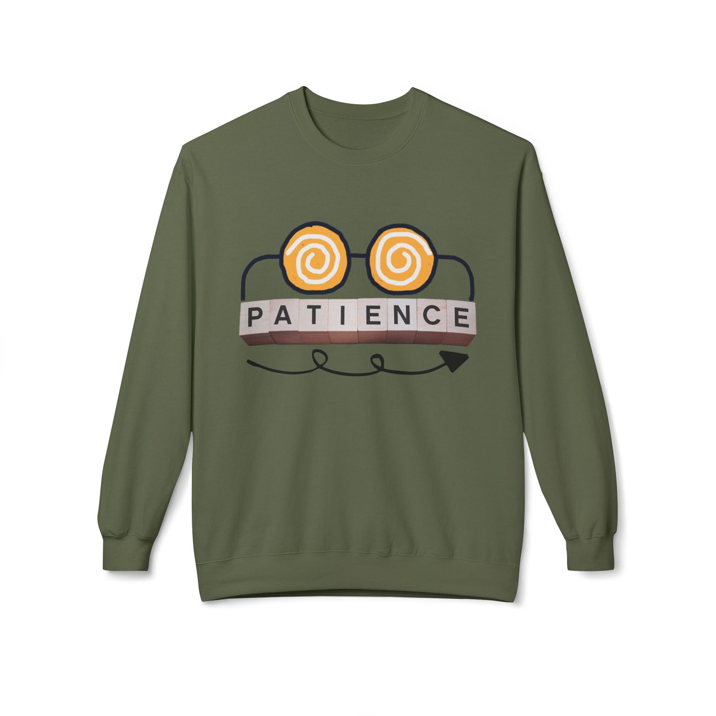 Teen/Adult Unisex Patience Sweatshirt β Uplifting Reminder for Teachers, Students, and Dreamers