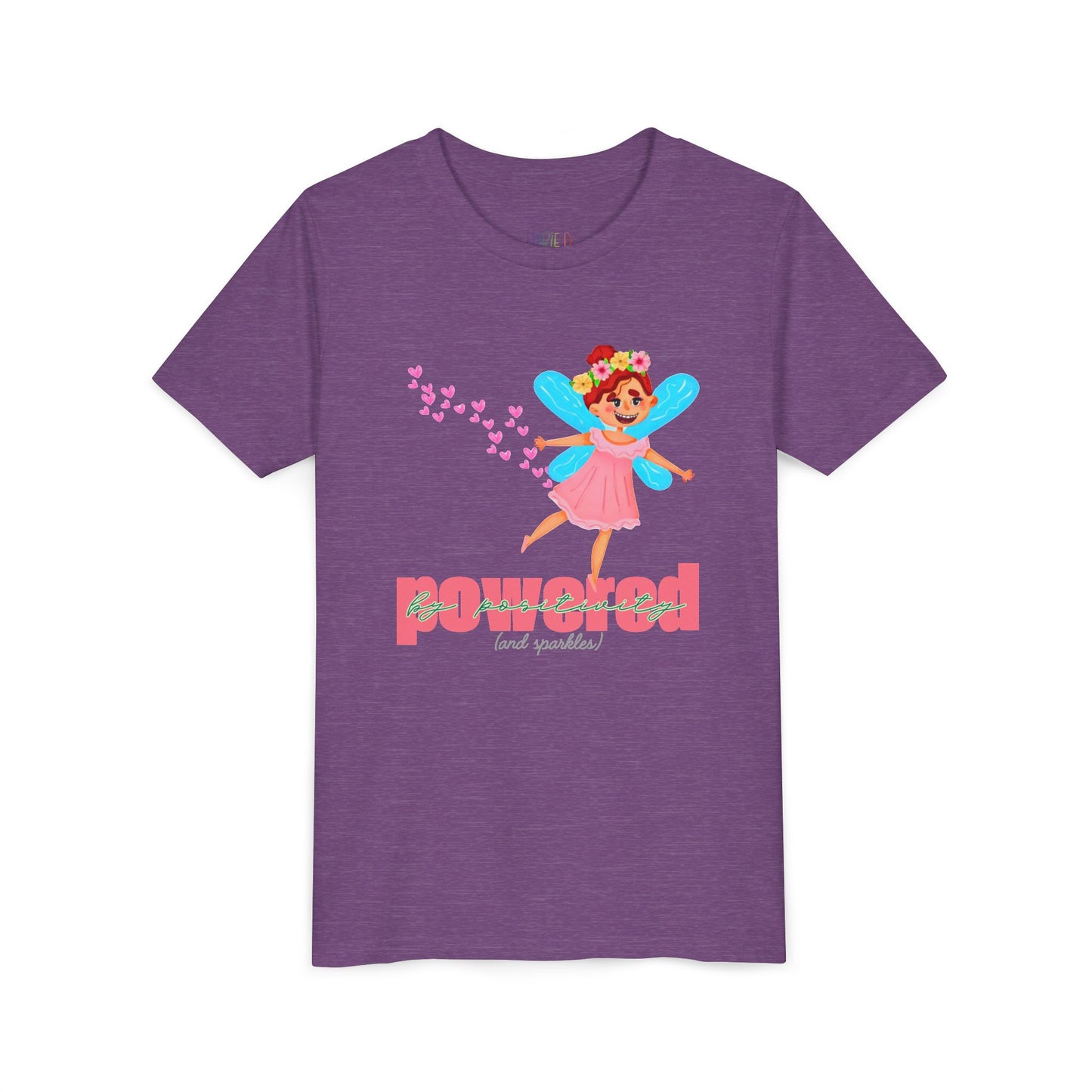 Youth Powered by Positivity (and Sparkles) Tee β Glow Up, Lift Up
