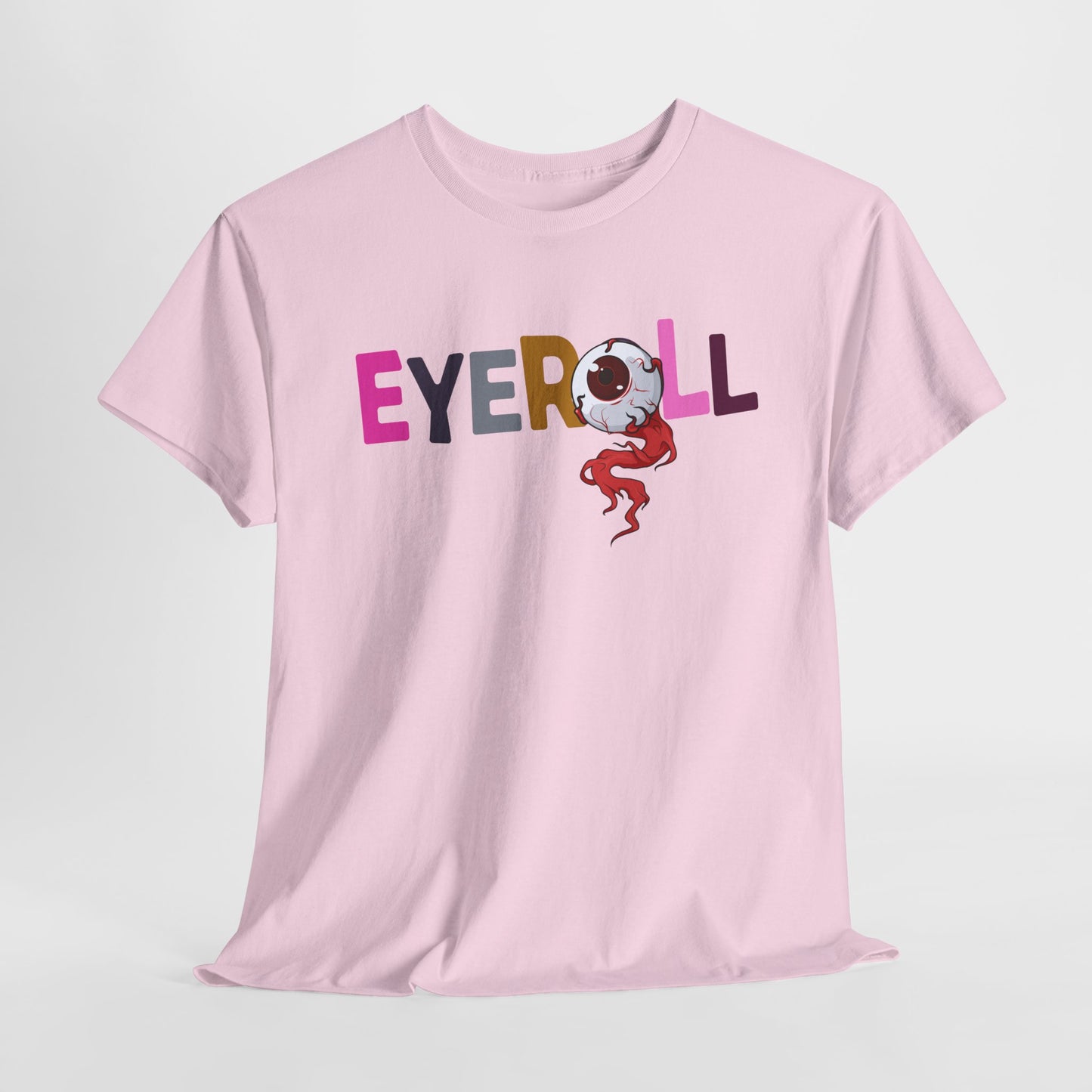 Teen/Adult Unisex Eyeroll Tee – Sarcastic and Slightly Creepy Vibes for the Bold at Heart