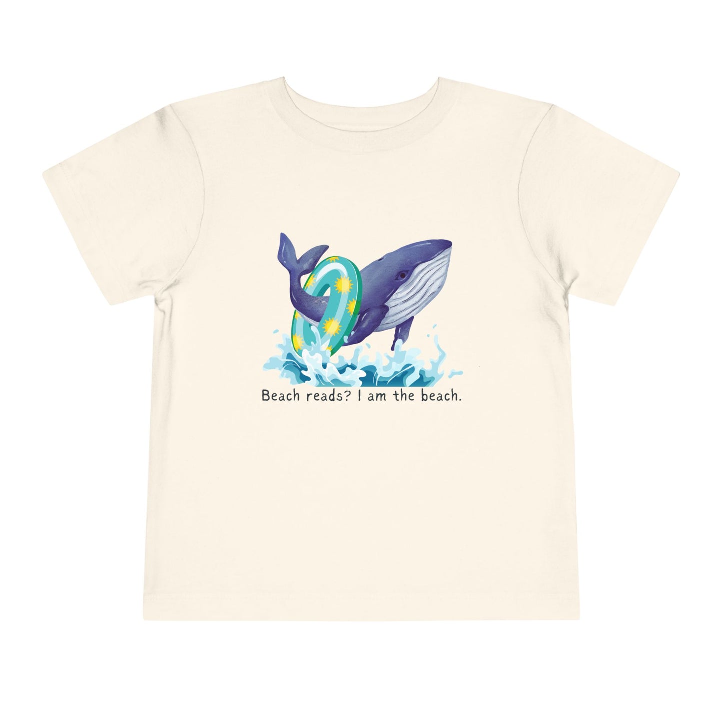 Toddler Beach Reads Whale Tee
