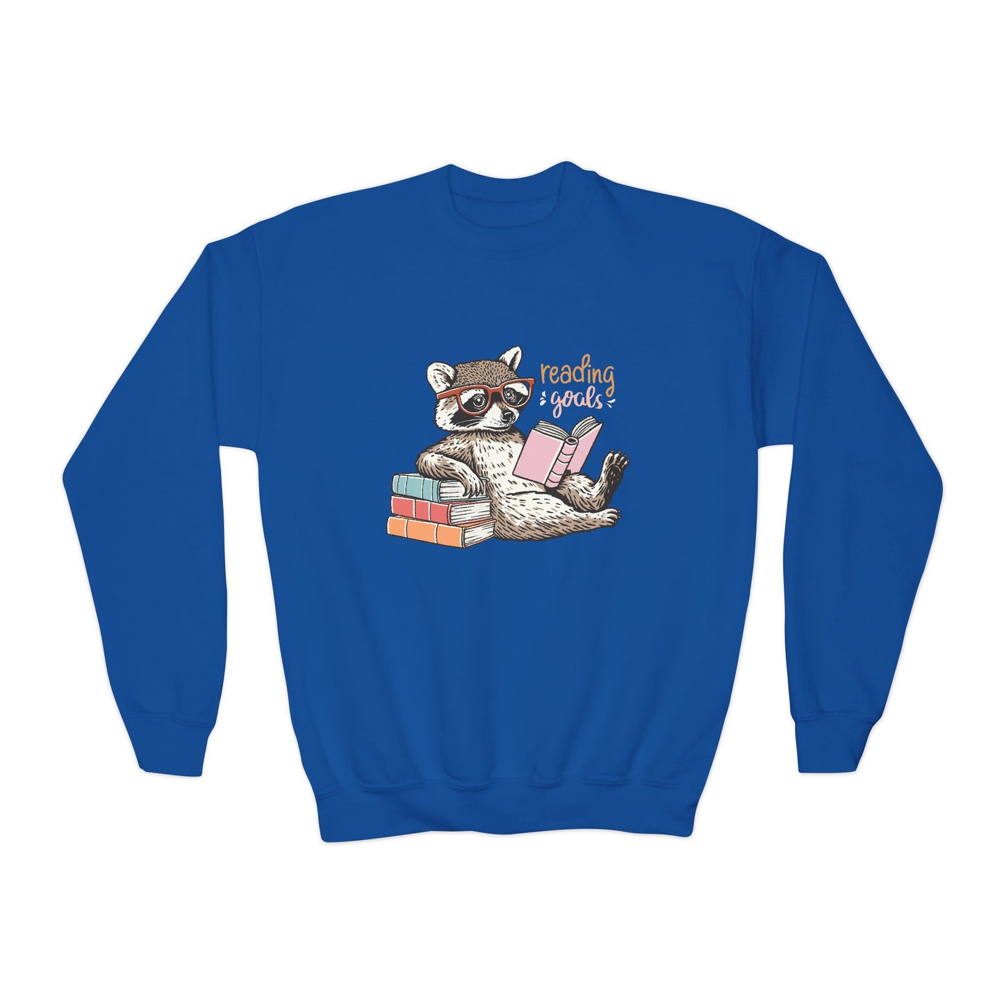 Youth Reading Goals Sweatshirt β Smart, Cozy, and a Little Bit Clever