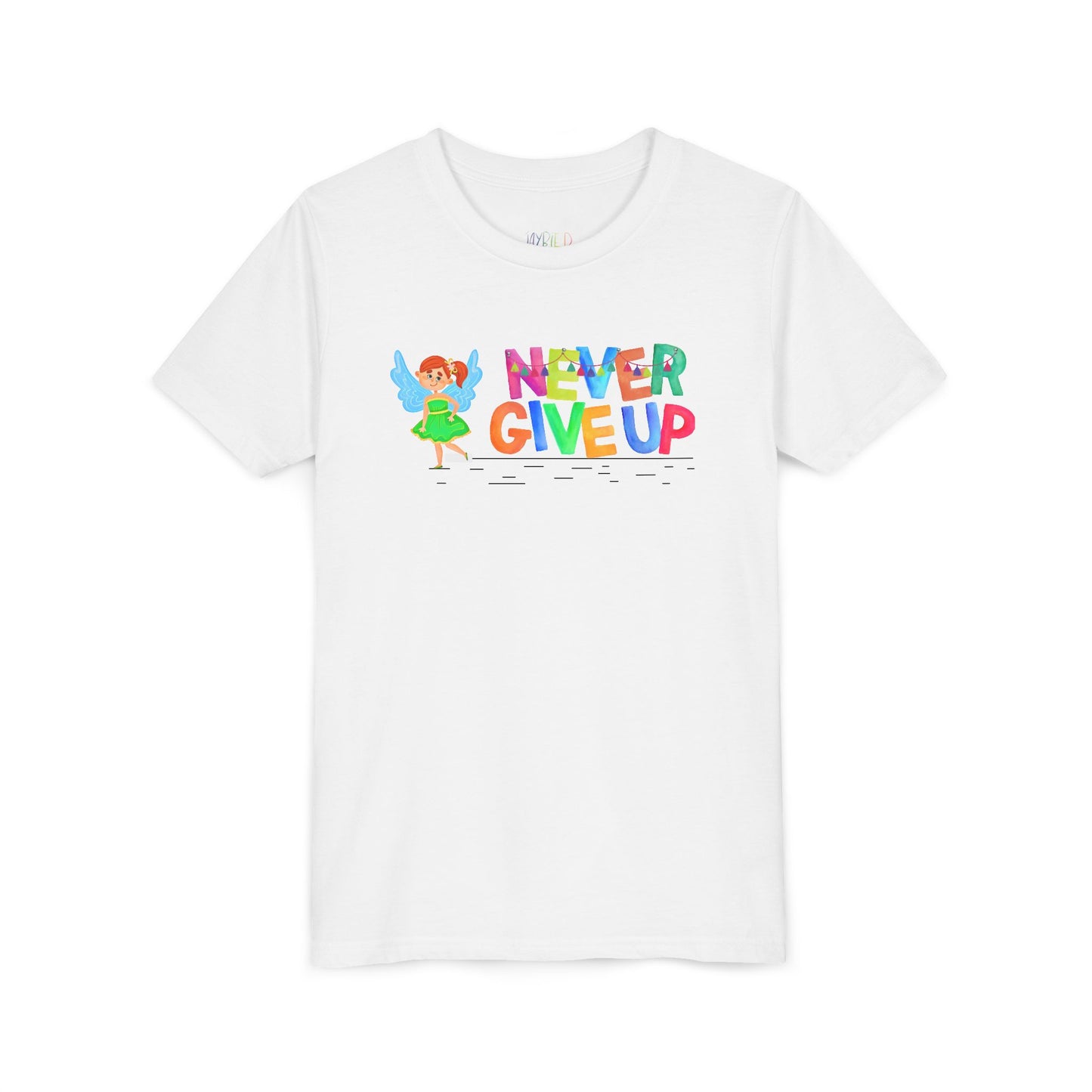 Youth Never Give Up Tee – Keep Going, Keep Growing
