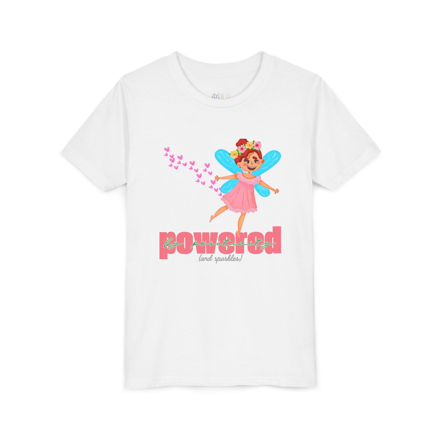 Youth Powered by Positivity (and Sparkles) Tee β Glow Up, Lift Up