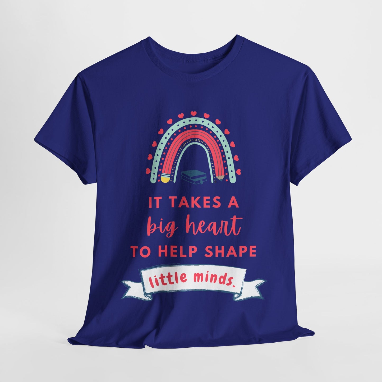 Teen/Adult Unisex Big Heart, Little Minds Tee β Thoughtful Gift for Teachers & Caregivers