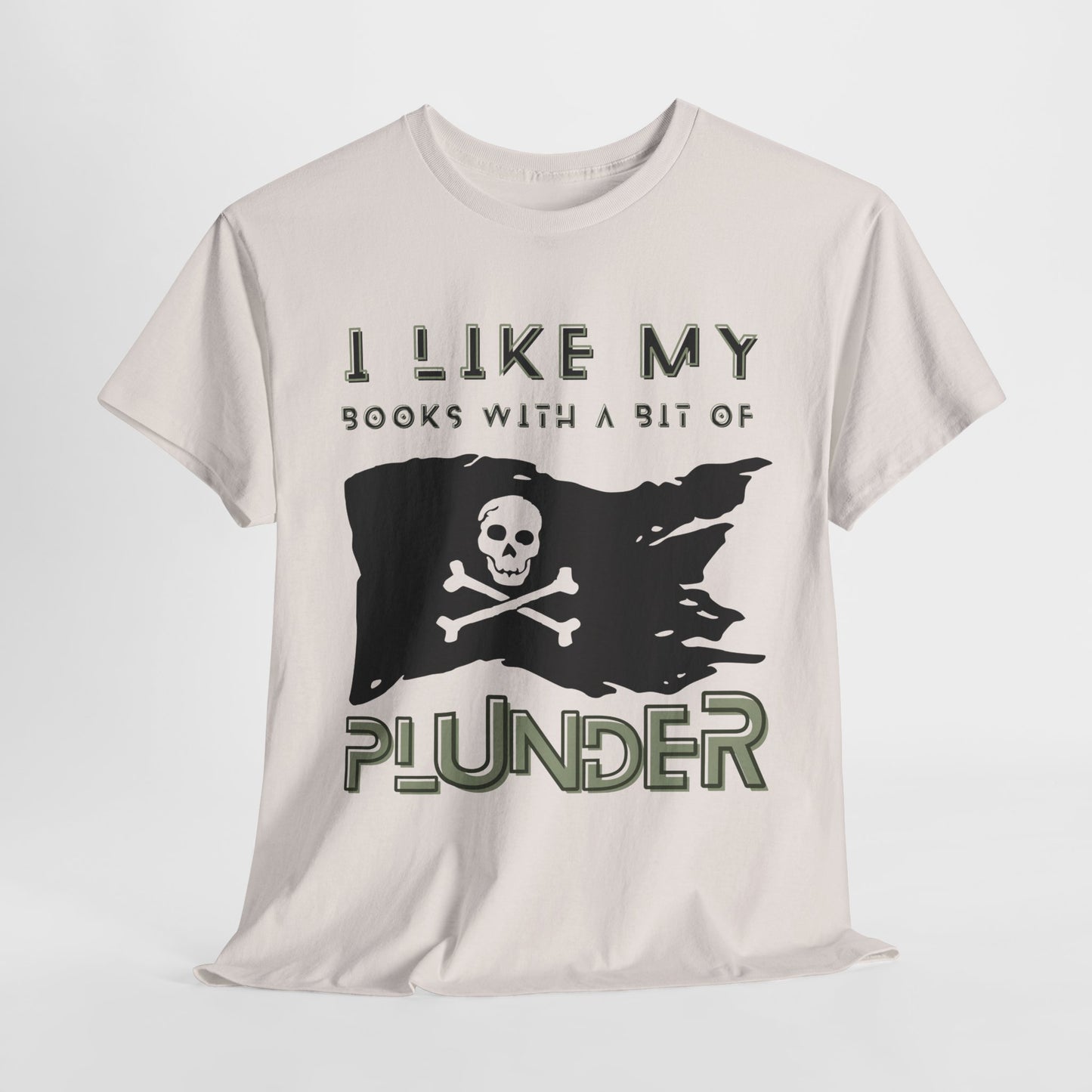 Teen/Adult Unisex “Bit of Plunder” Tee – For Bookish Buccaneers