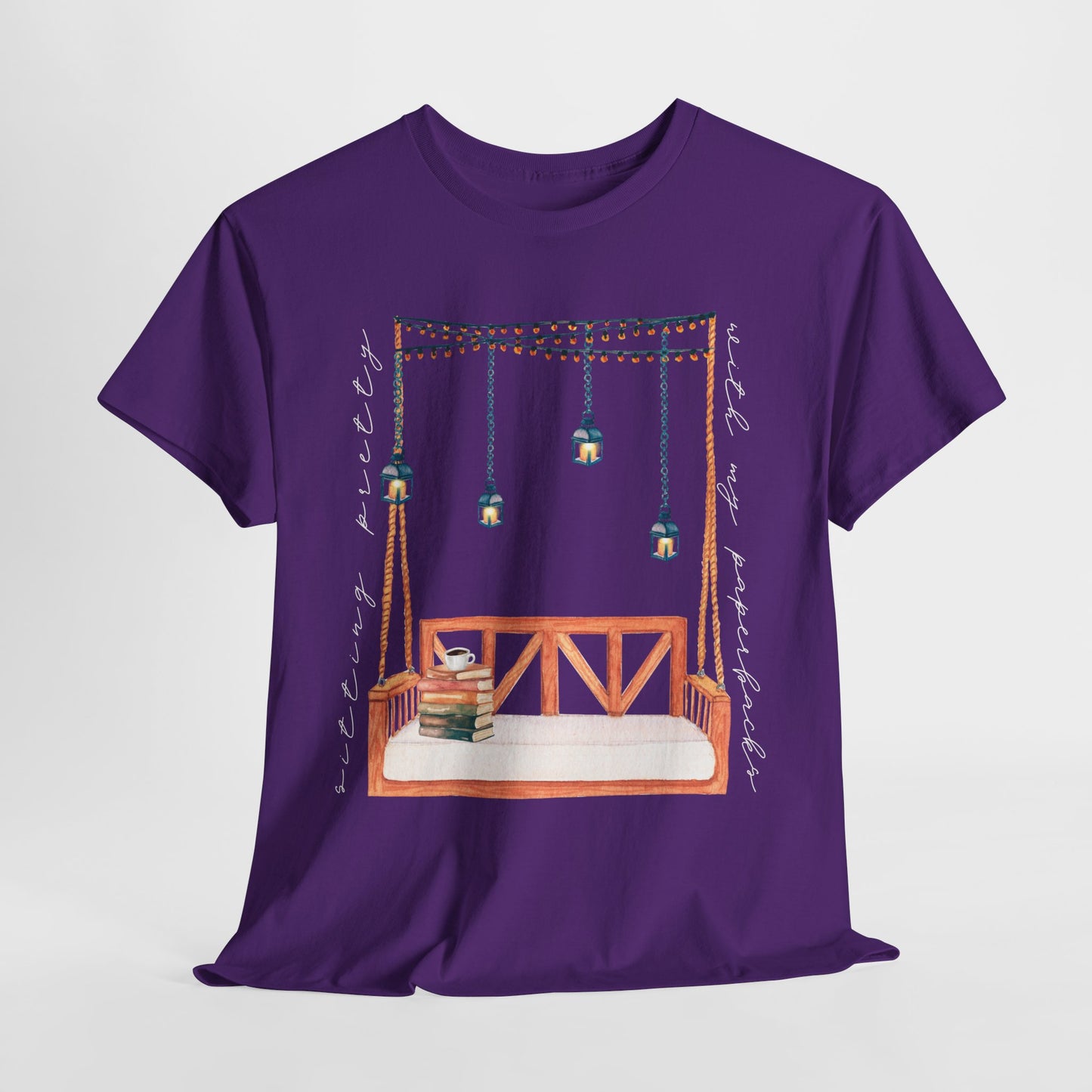 Teen/Adult Unisex Tee β Sitting Pretty With My Paperbacks