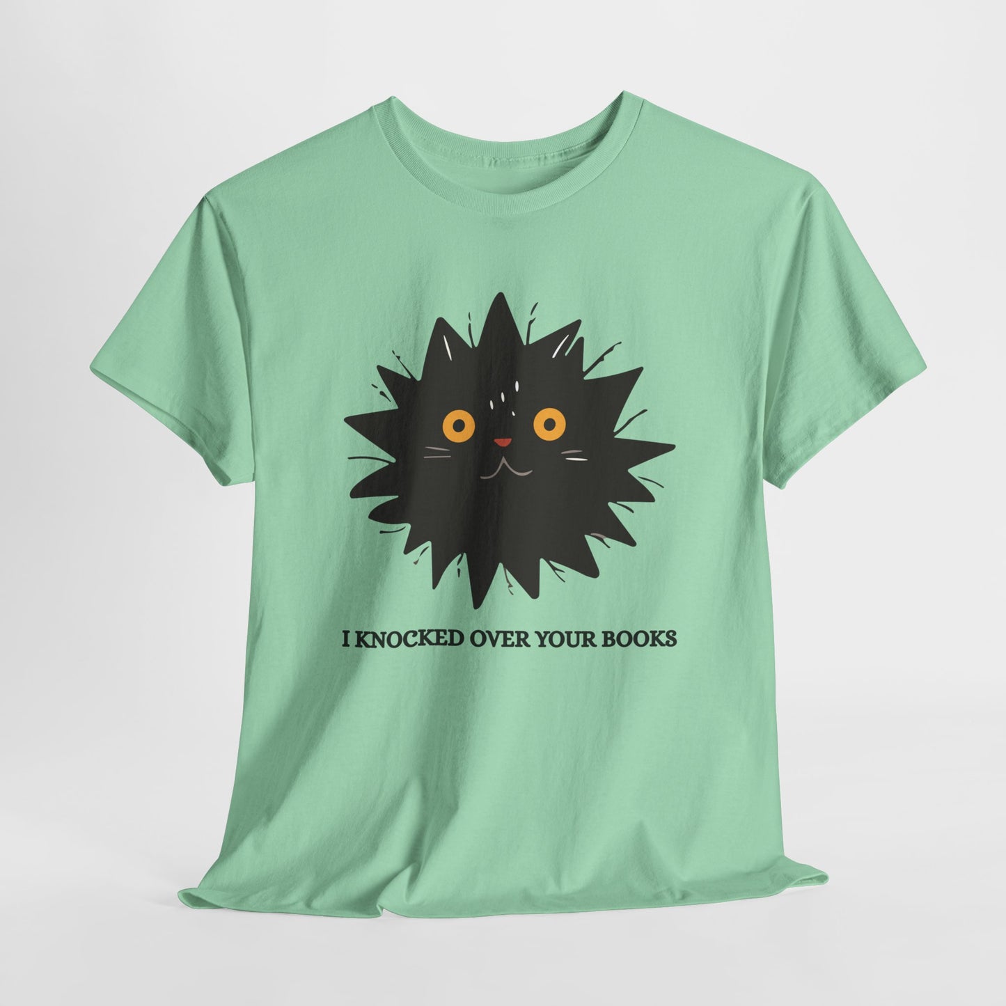 Teen/Adult Unisex Book Wrecker Cat Tee – Oops…