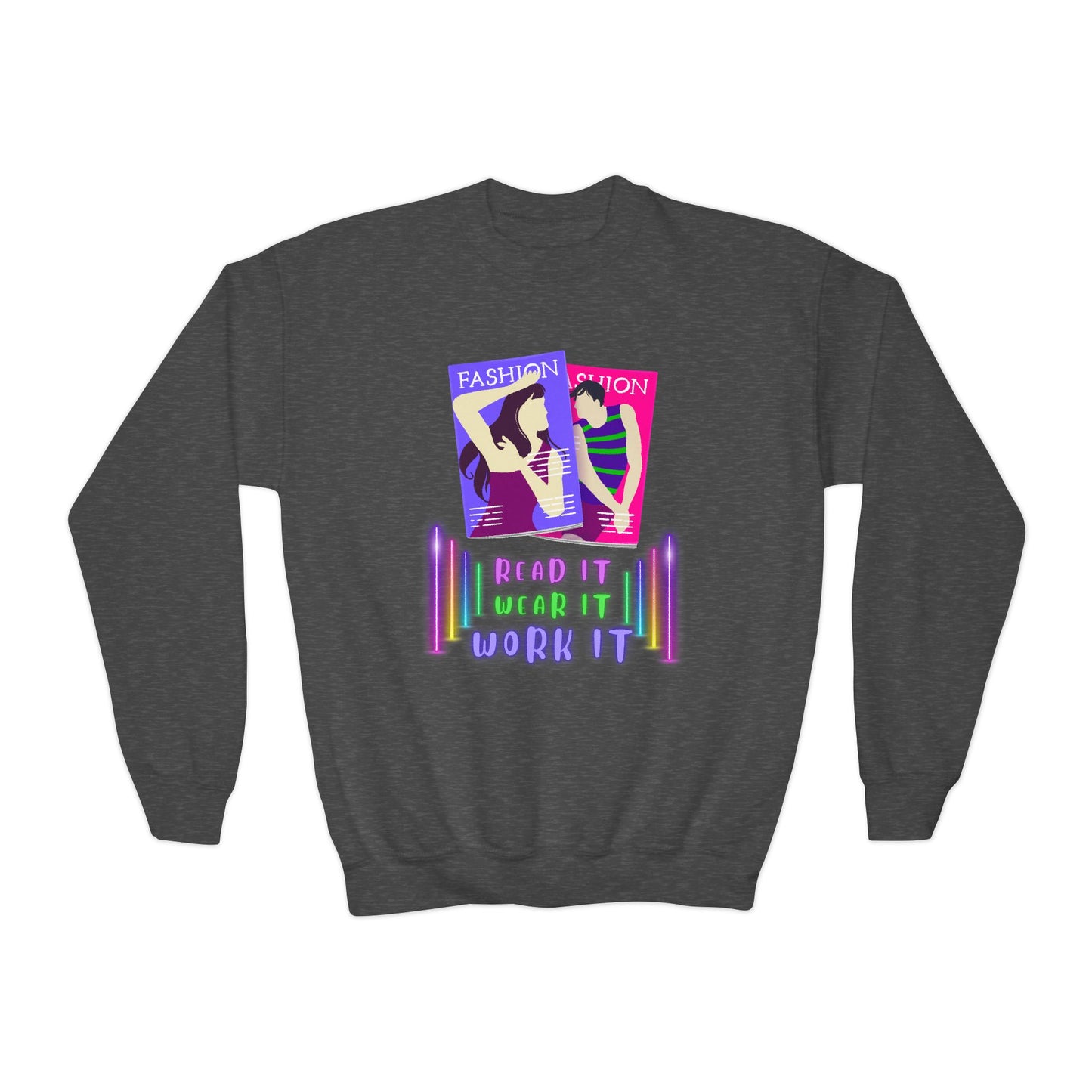Youth Fashion Reader Sweatshirt β Read It, Wear It, Work It!
