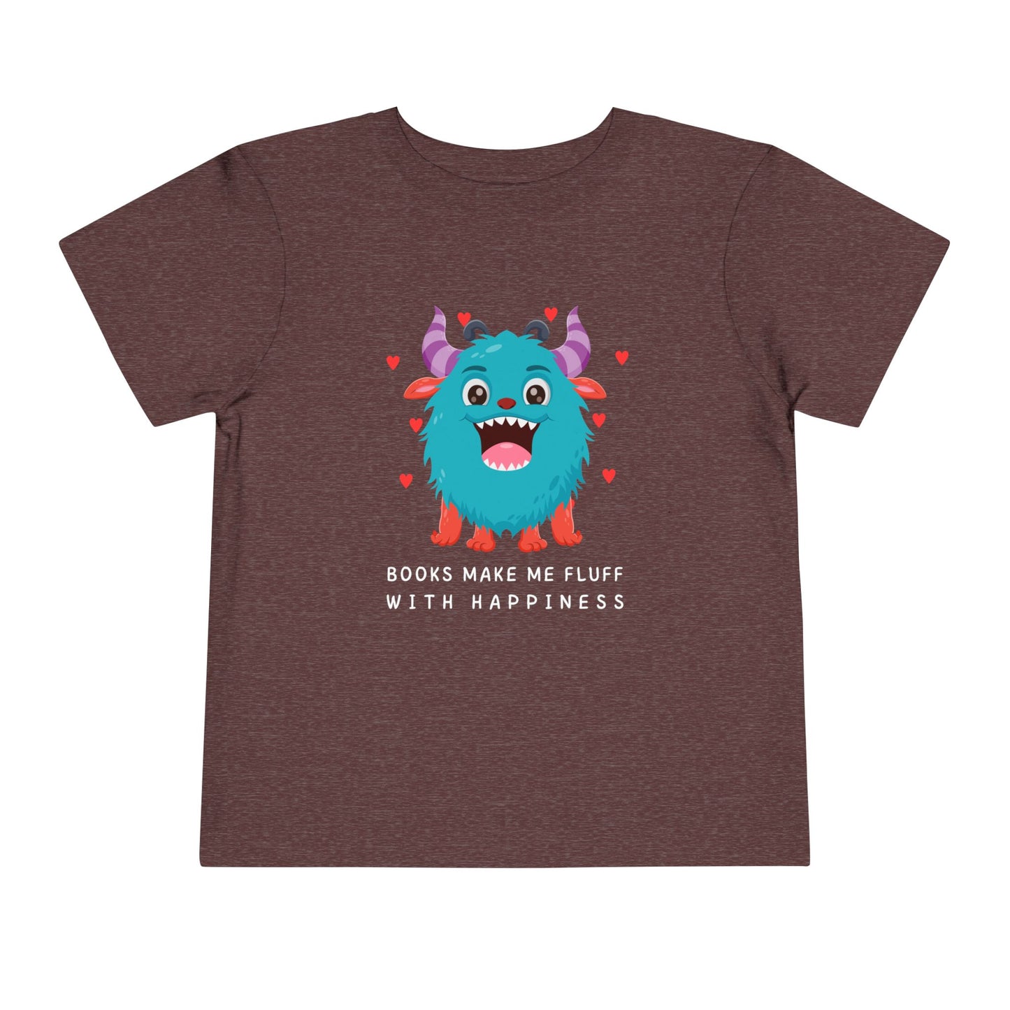 Toddler Books Make Me Fluff With Happiness Tee