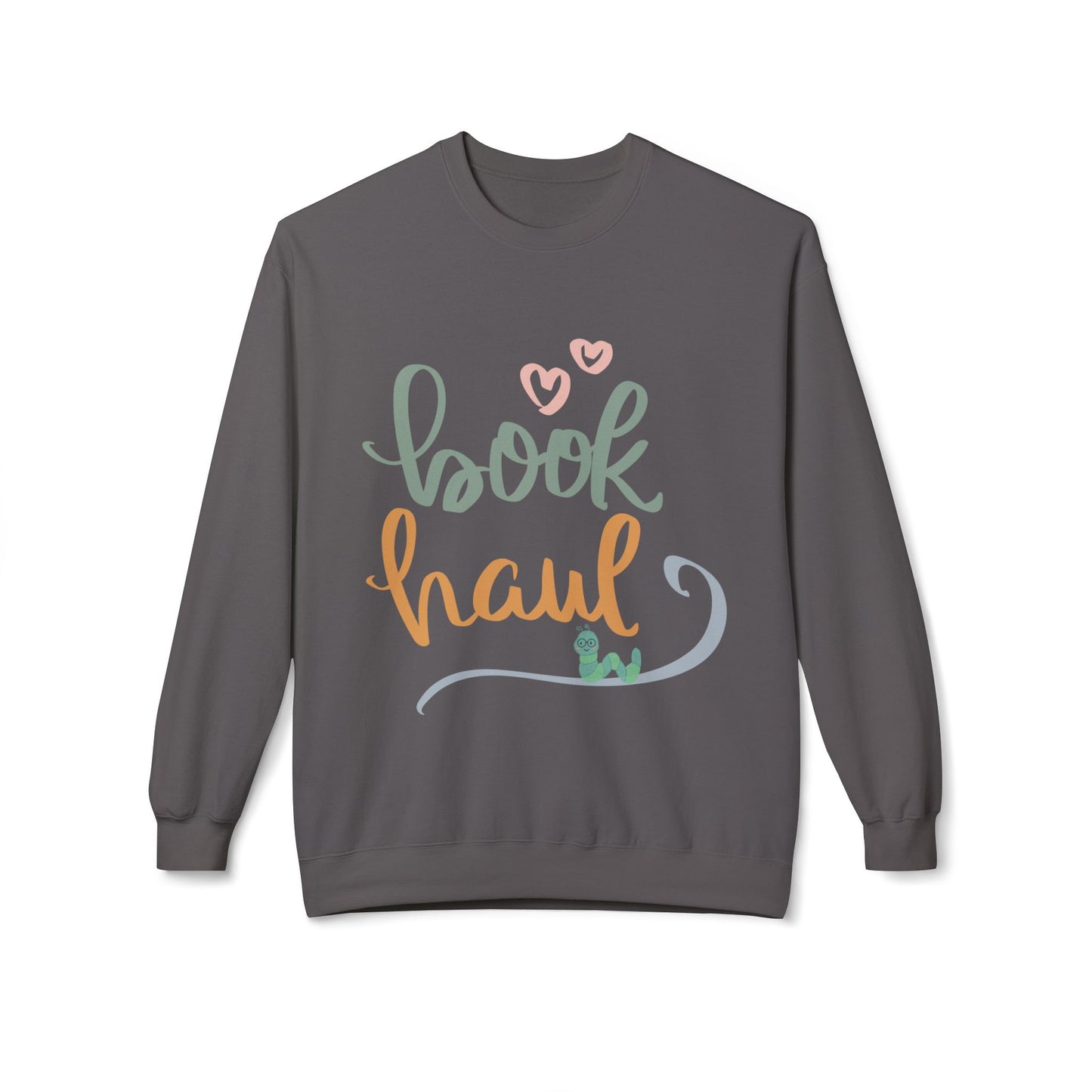 Teen/Adult Unisex Book Haul Sweatshirt – Cute Bookworm Crewneck for Readers & Collectors