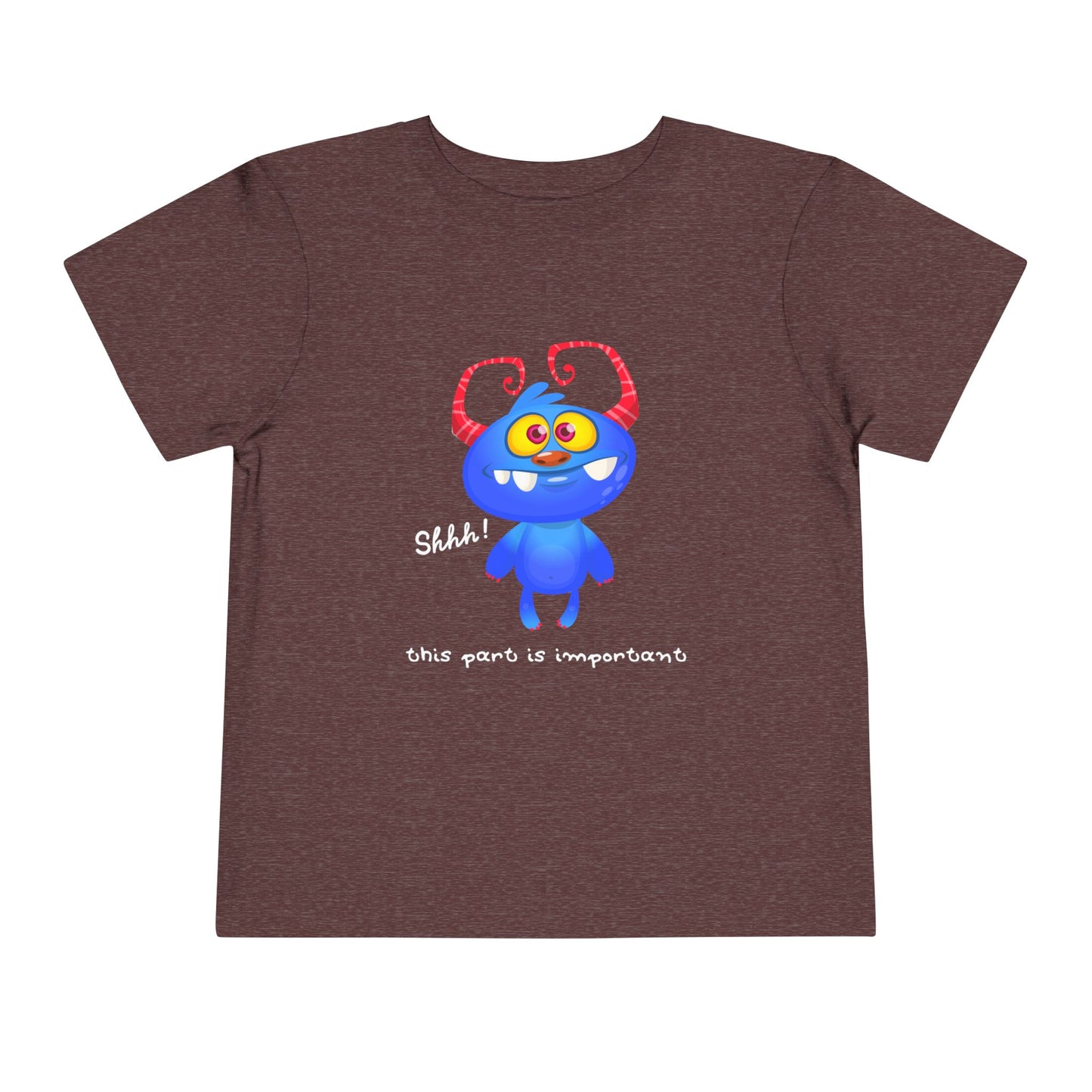 Toddler Shhh This Part Is Important Tee
