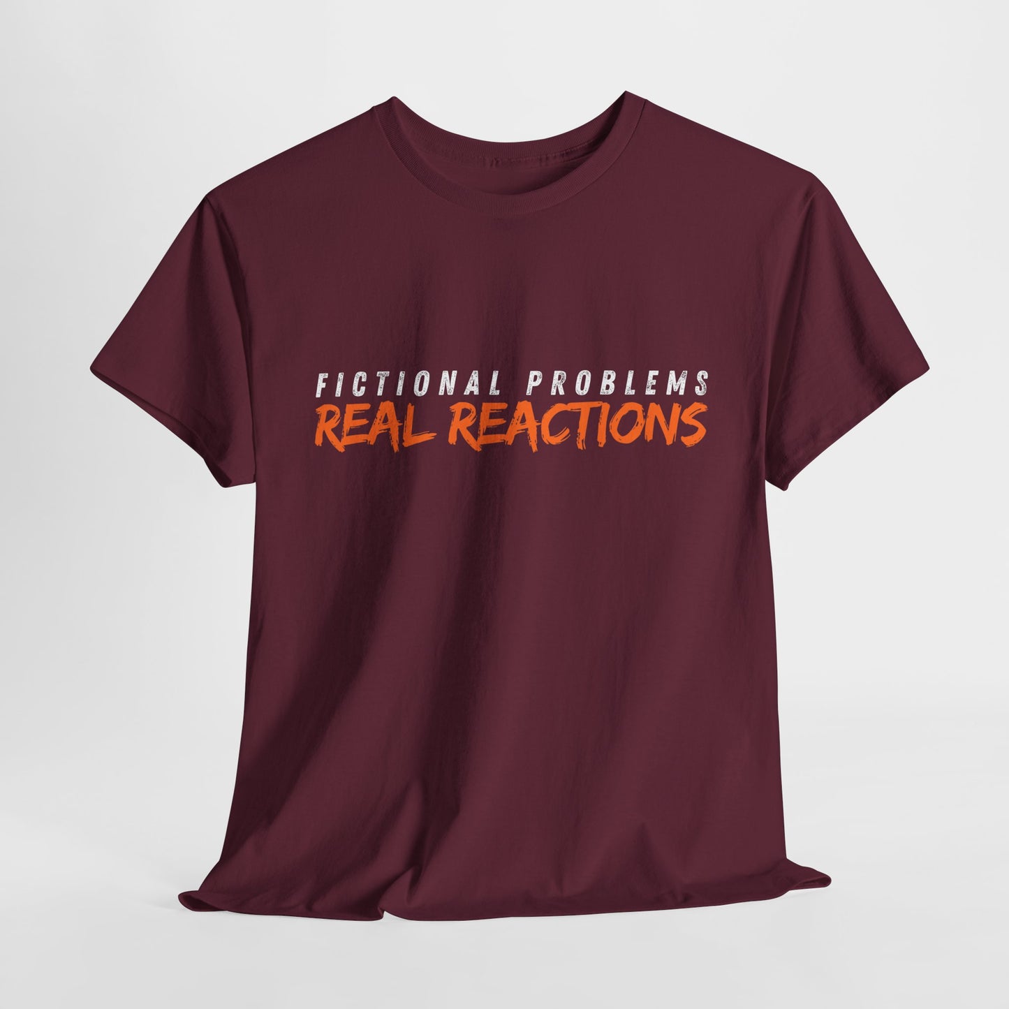 Teen/Adult Unisex Bookish Tee – Fictional Problems, Real Reactions