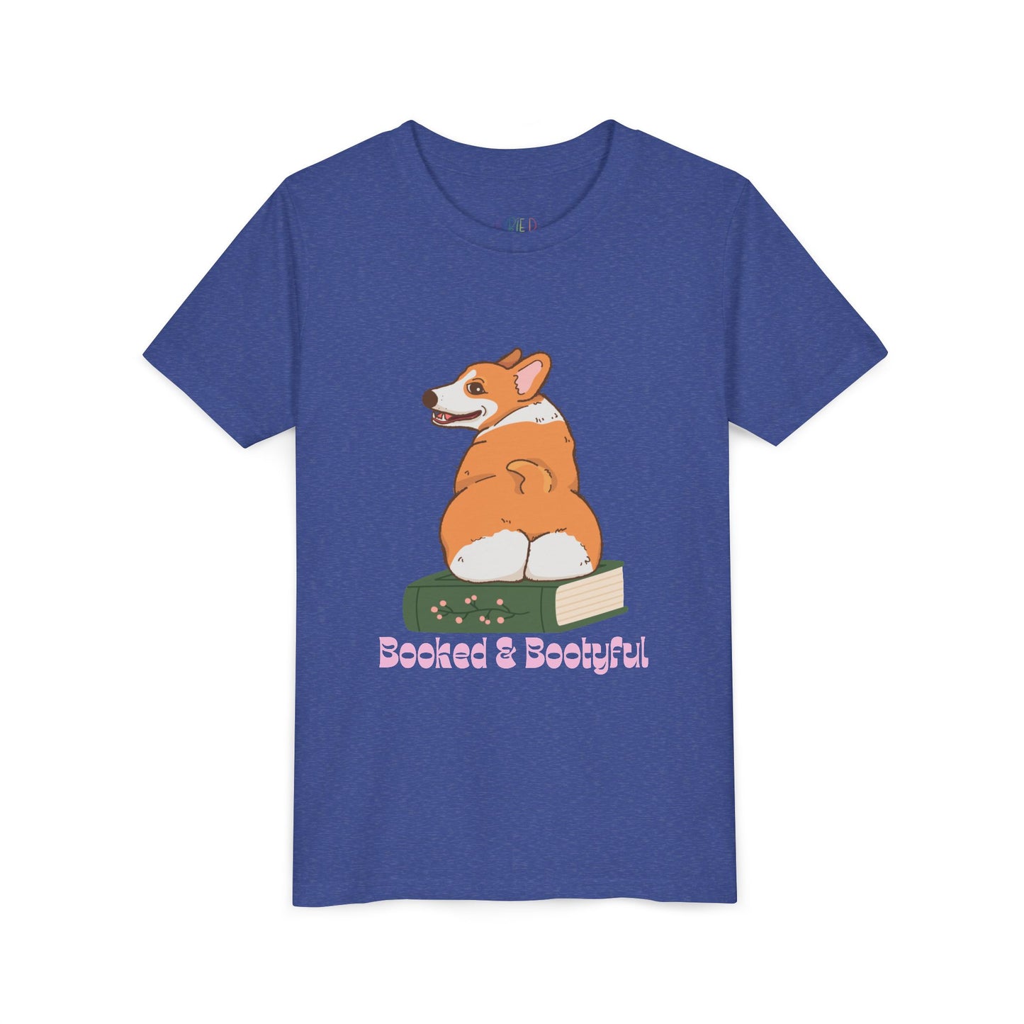 Youth Booked & Bootyful T-Shirt β For the Bold, Bookish, and Totally Paw-some