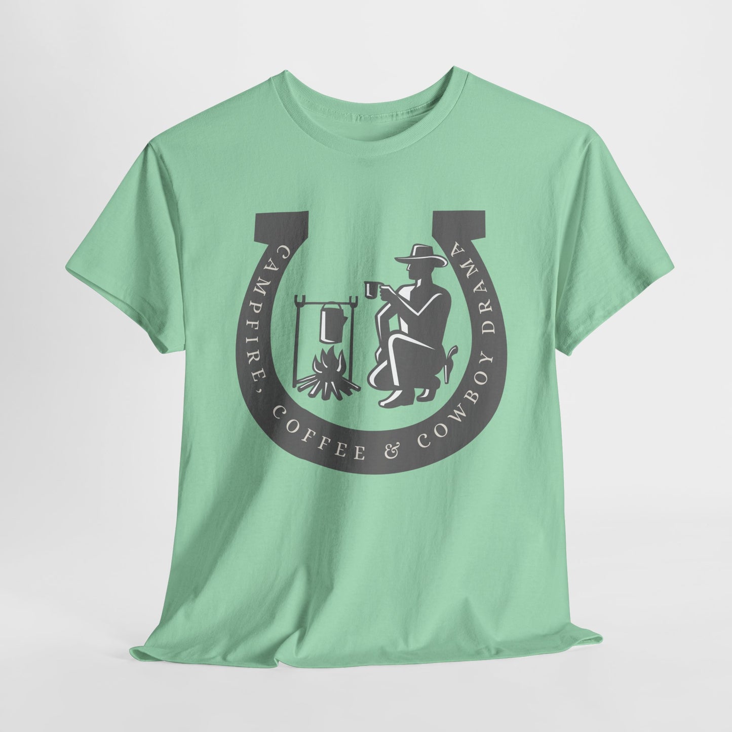 Teen/Adult Unisex Tee – Campfire, Coffee & Cowboy Drama