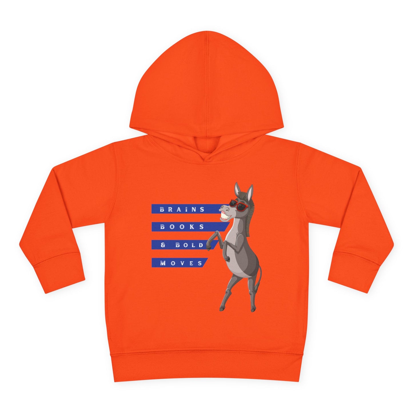 Toddler Brains Books & Bold Moves Hoodie – Donkey Dell Design