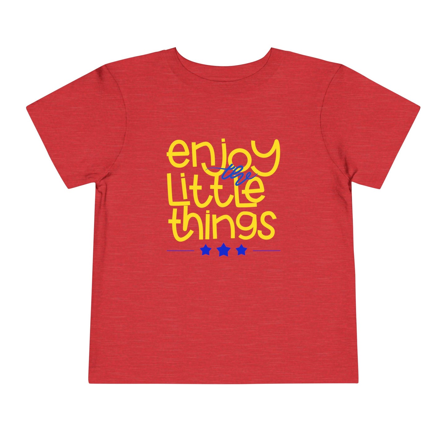 Toddler Enjoy the Little Things Tee – Positive Message Shirt for Everyday Joy