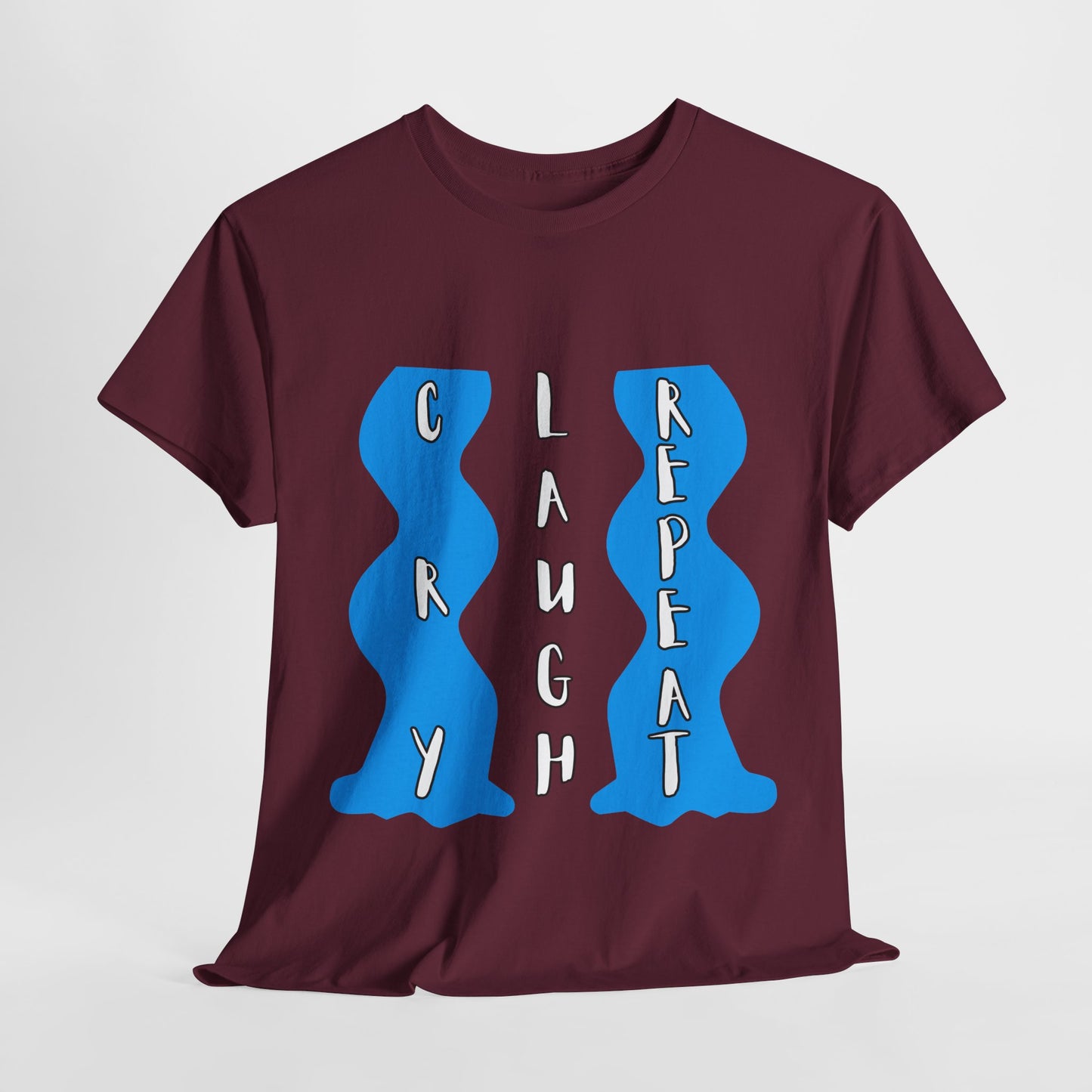 Teen/Adult Unisex Tee β Cry, Laugh, Repeat