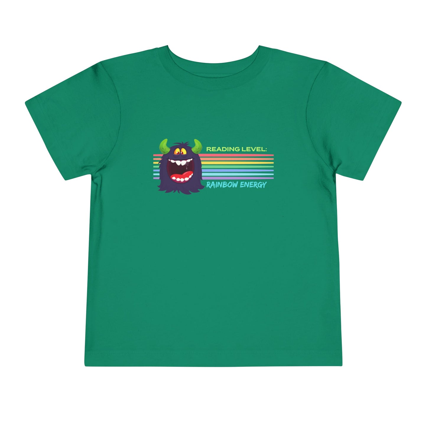 Toddler Reading Level: Rainbow Energy Tee