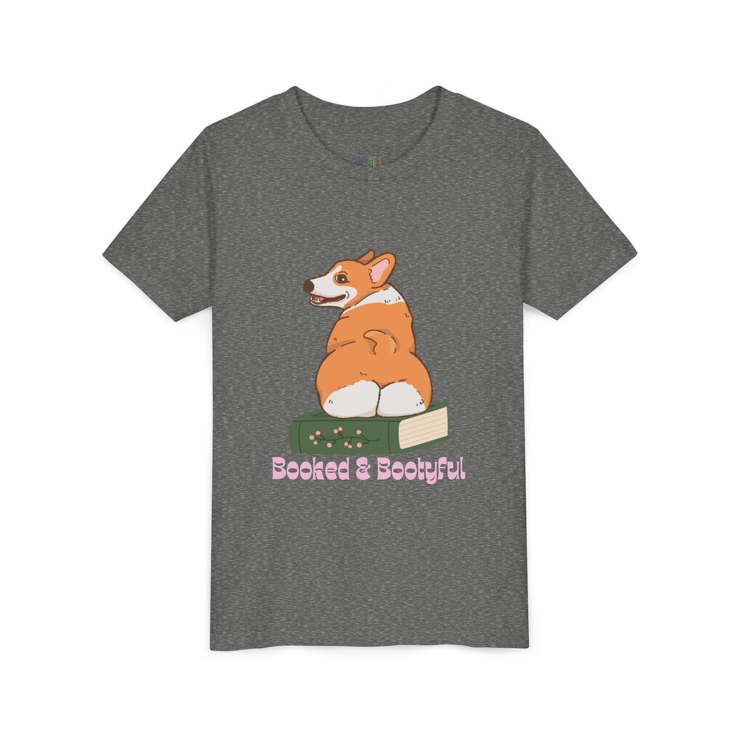 Youth Booked & Bootyful T-Shirt β For the Bold, Bookish, and Totally Paw-some