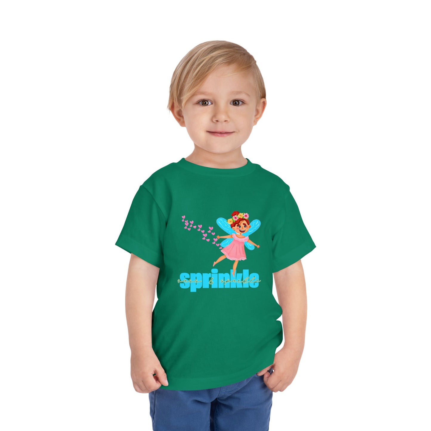 Toddler Sprinkle Sass & Sparkle Tee – Fairy Girl Shirt for Bold Little Spirits