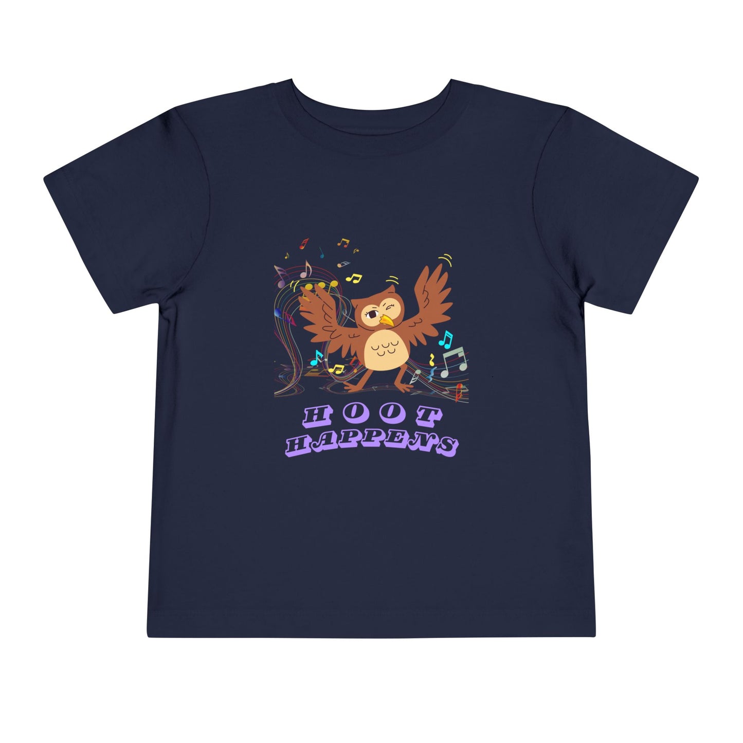 Toddler Hoot Happens Tee β Musical Owl Shirt for Groovy Little Hoots