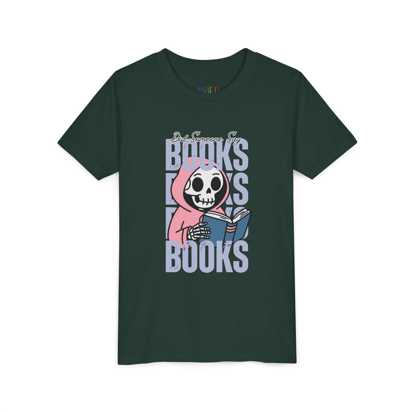 Youth Did Someone Say Books? Skeleton Reader Graphic
