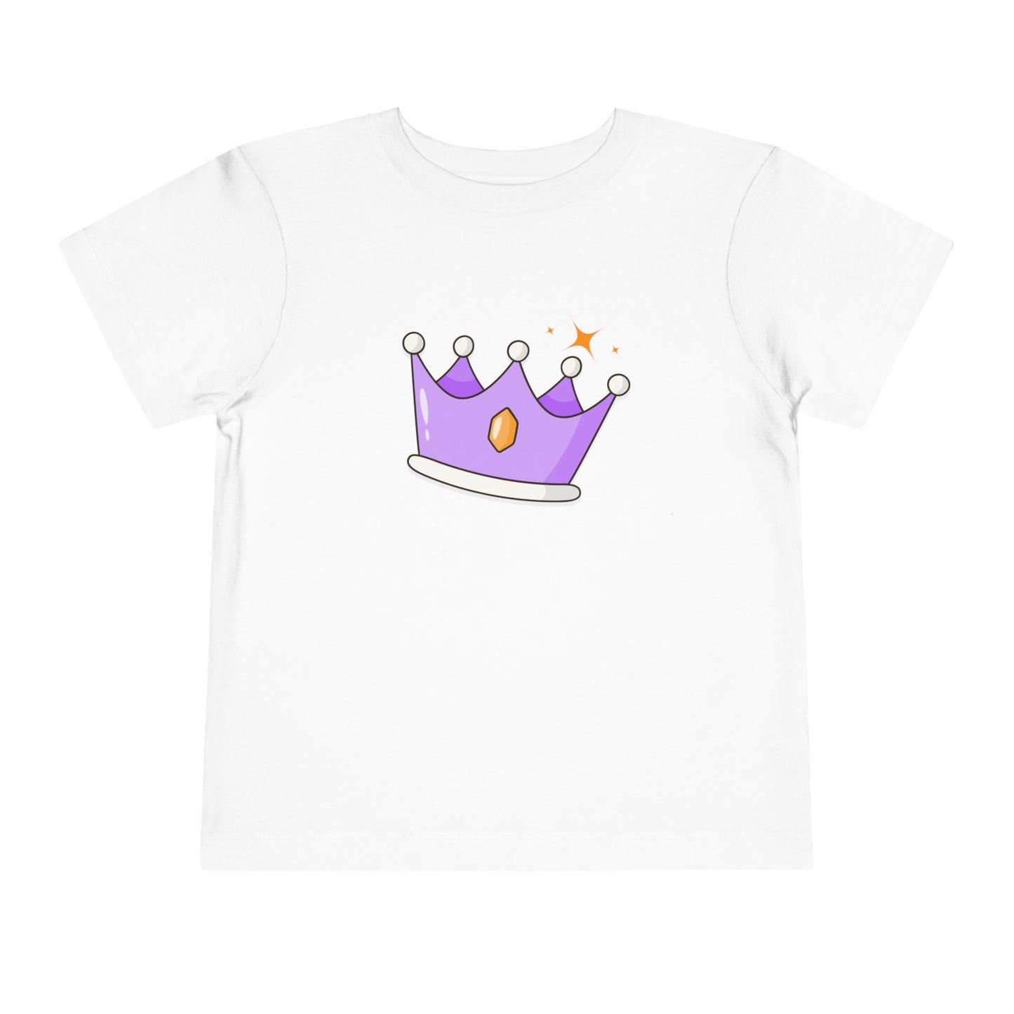 Toddler Royal Sparkle Tee β Crowned Cuteness for Little Royals