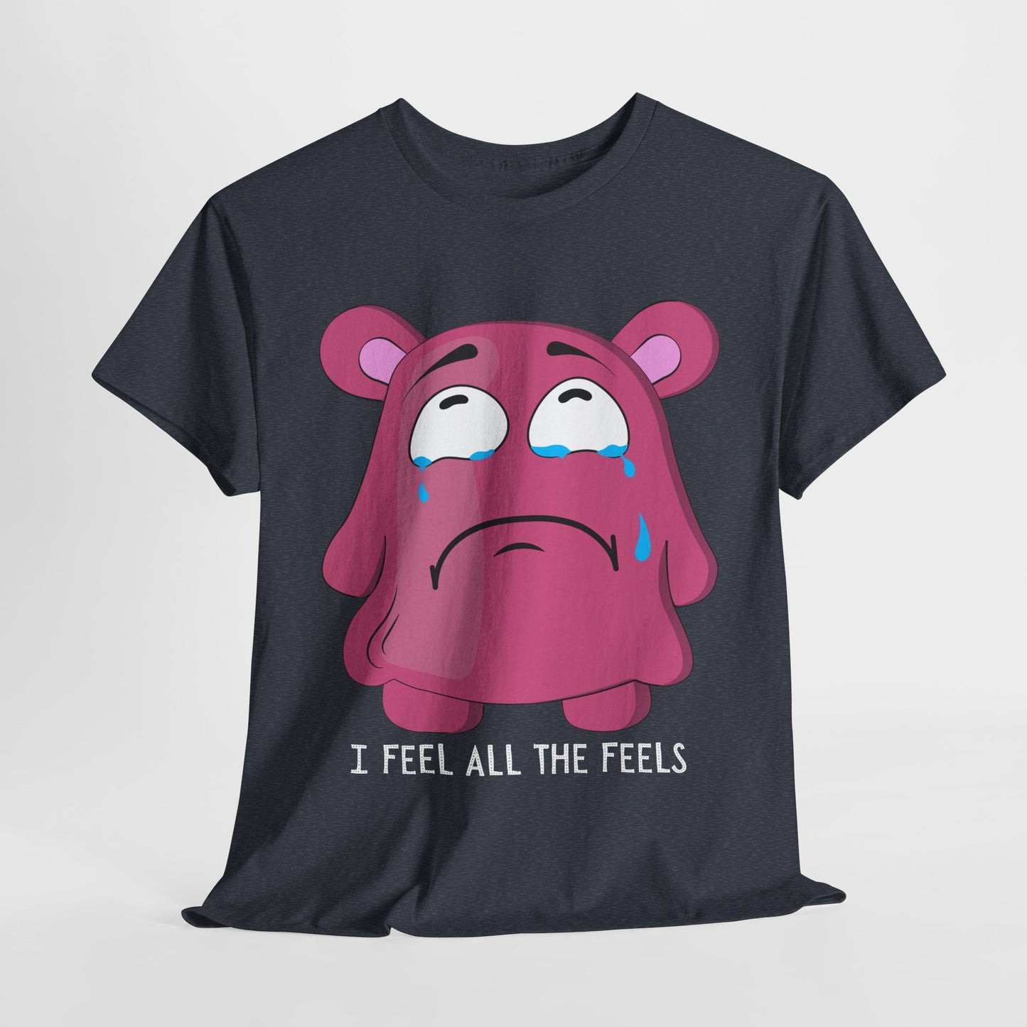 Teen/Adult Unisex “I Feel All the Feels” Tee – Emotional Reader Gift for Empaths & Bookworms