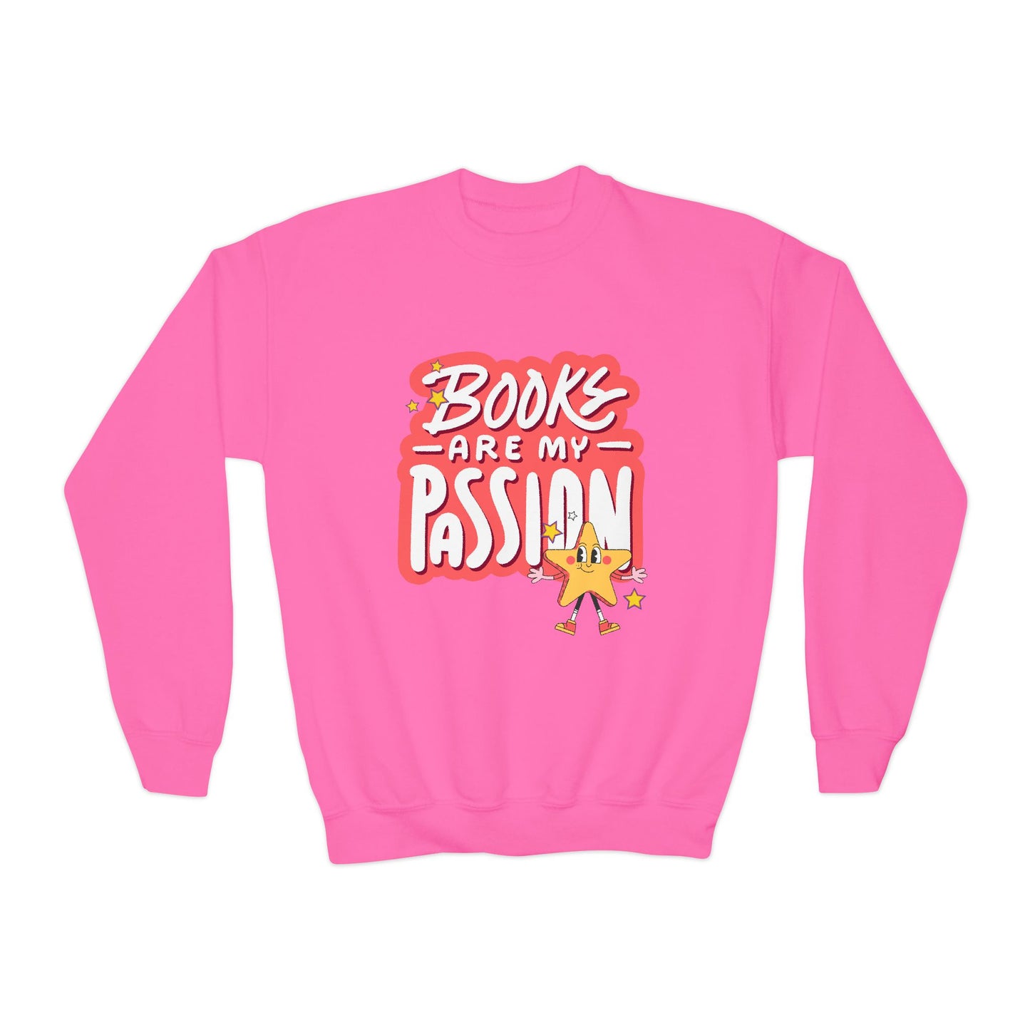 Youth Books Are My Passion Sweatshirt β Shine Bright, Read Bold!