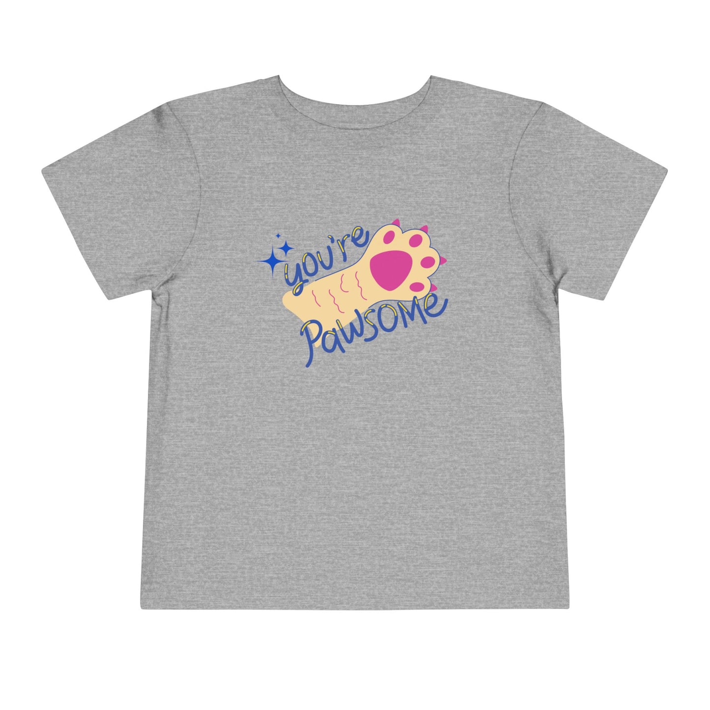 Toddler You’re Pawsome Tee – Cute & Encouraging Paw Print Design