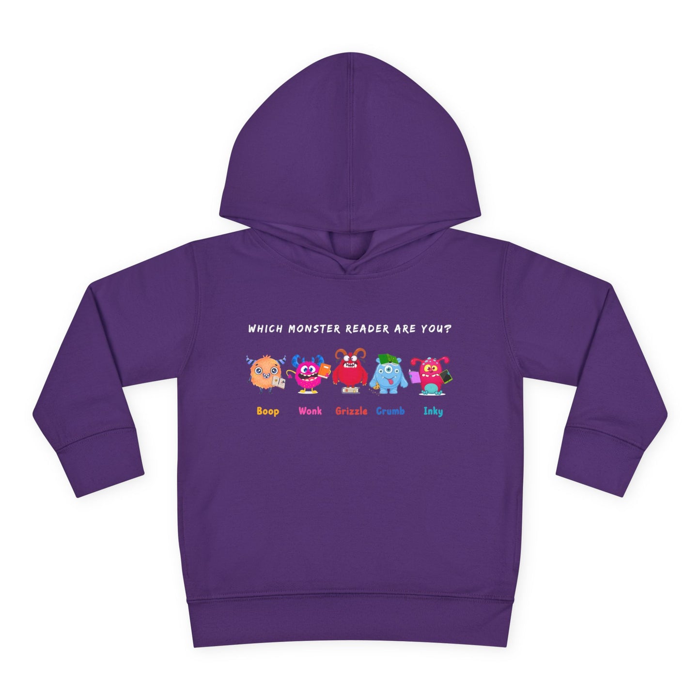 Toddler Monster Reader Hoodie โ Which Monster Reader Are You? Design