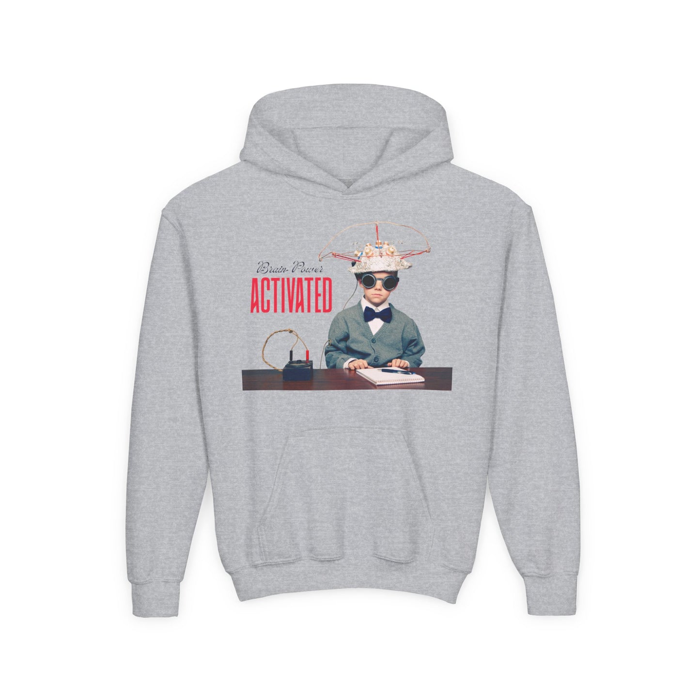Youth Brain Power Activated Hoodie β Genius Mode: On!