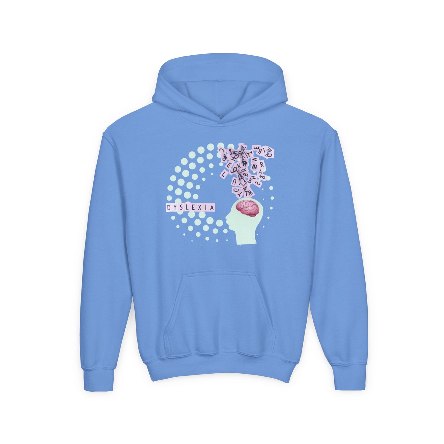 Youth Dyslexia Awareness Hoodie β Different, Not Less