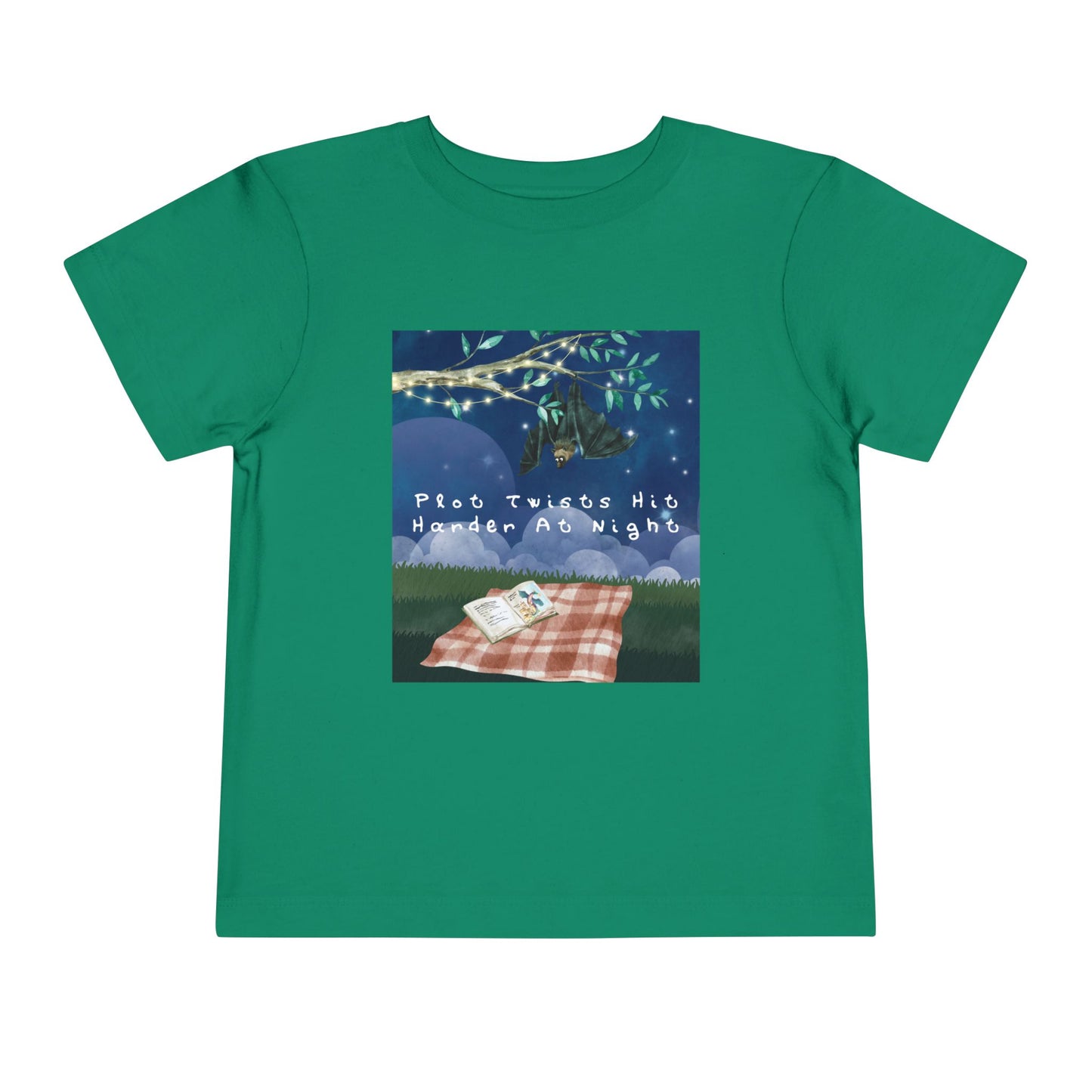 Toddler Plot Twists Hit Harder Tee β Bat Readers Gift Shirt