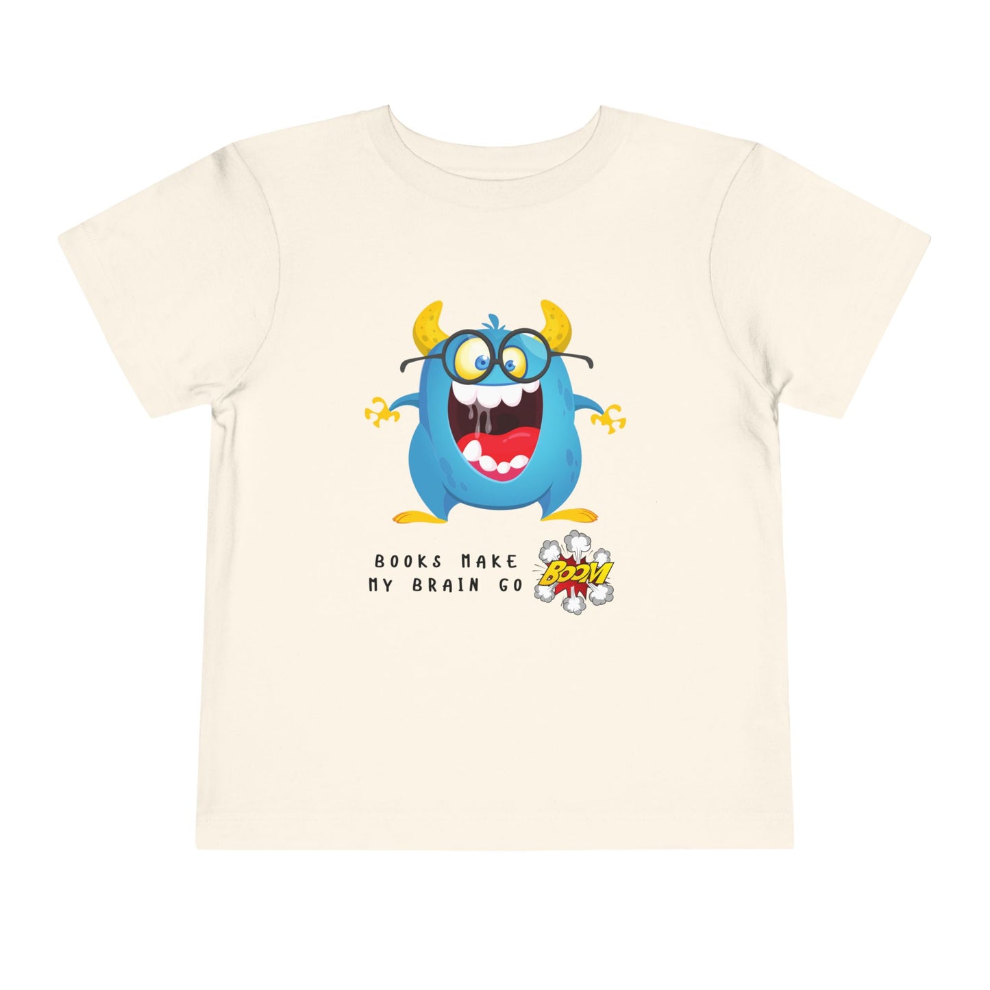 Toddler Brain Boom Reading Tee