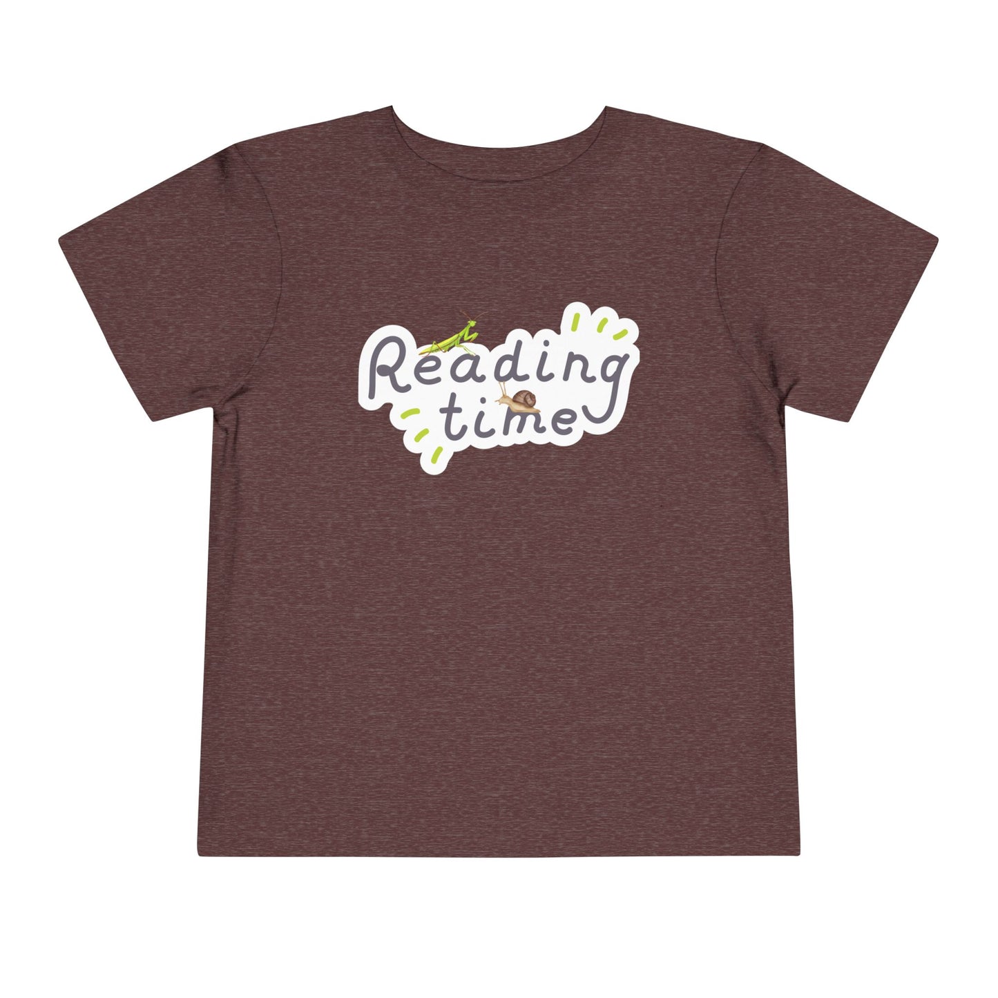 Toddler Reading Time Tee – Nature-Inspired Shirt for Book-Loving Kids