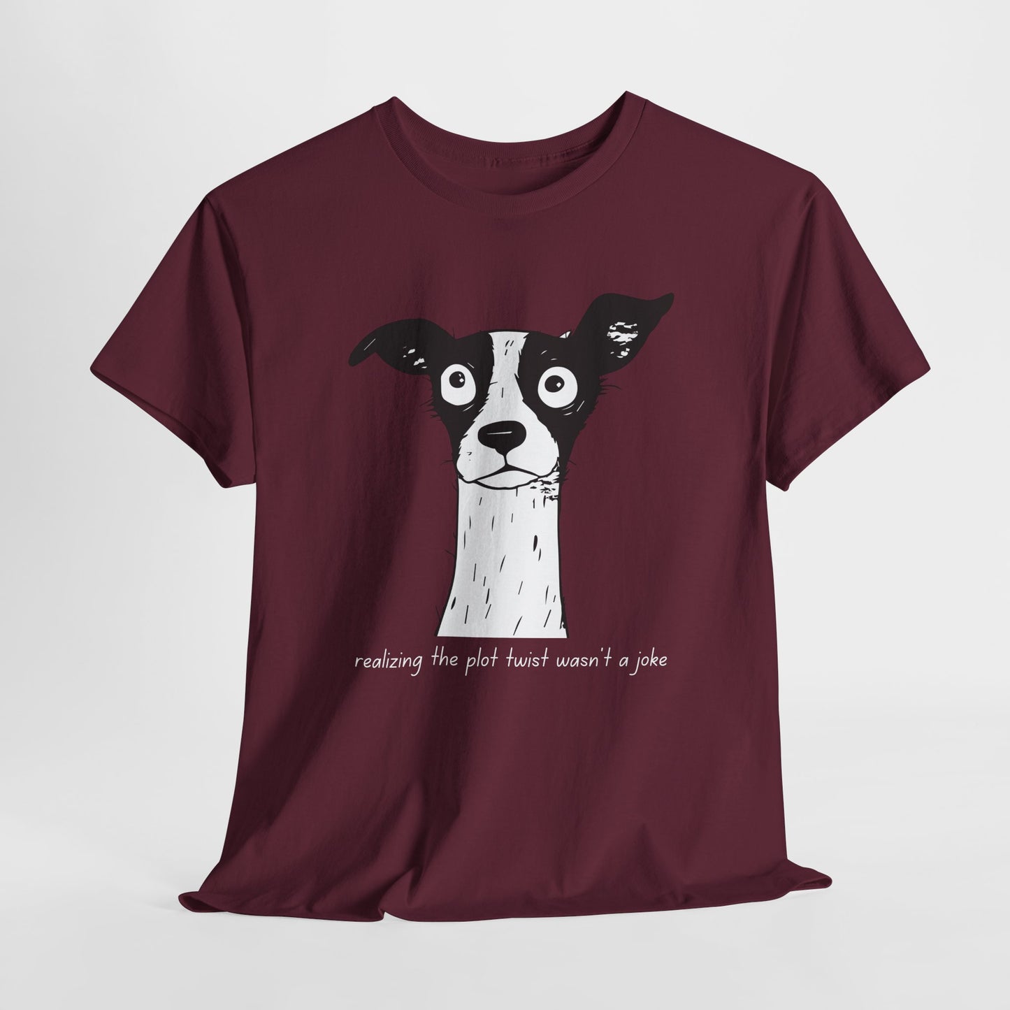 Teen/Adult Unisex Plot Twist Panic Tee – This Can’t Be Happening