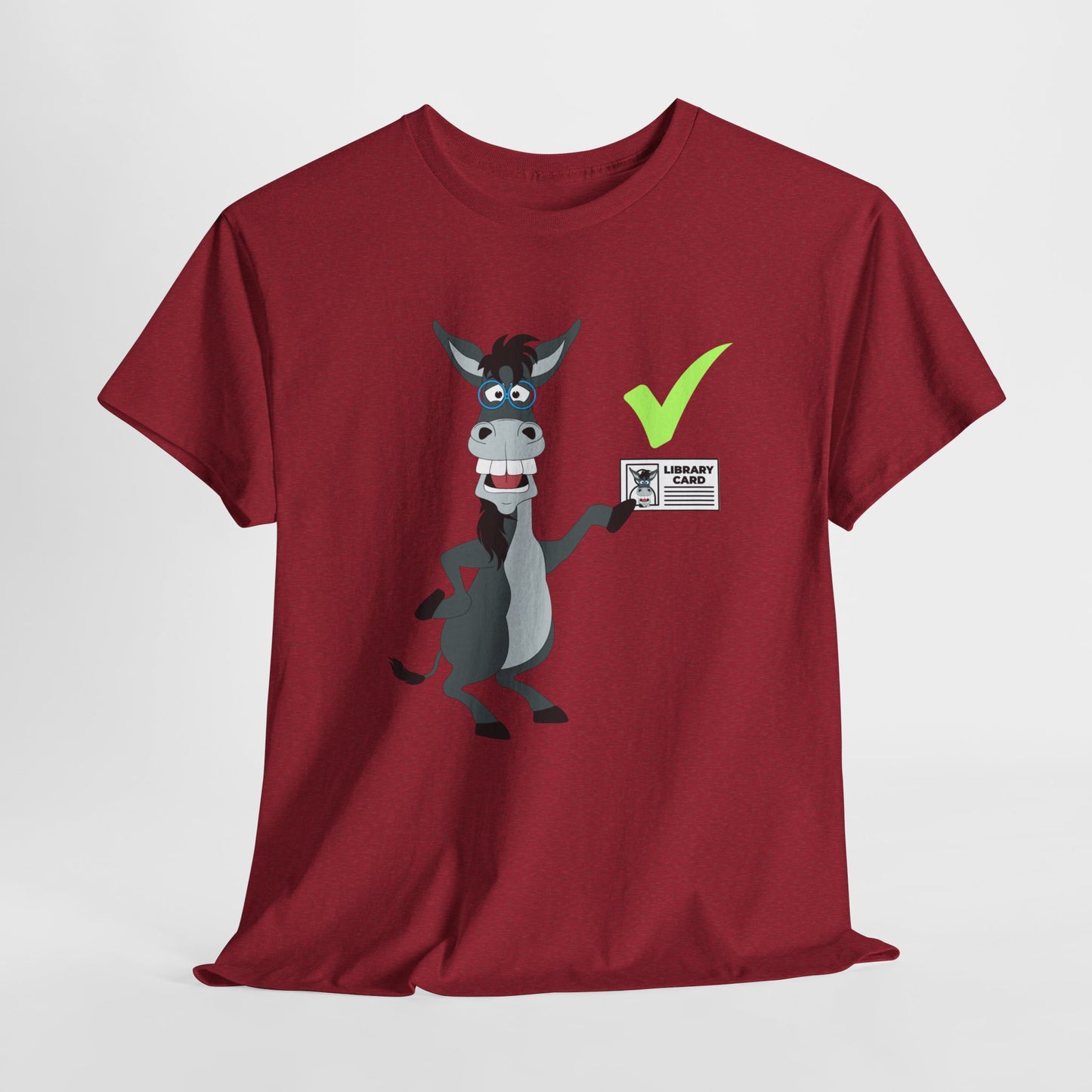 Teen/Adult Unisex Card-Carrying Genius Tee – Flash Your Library Power