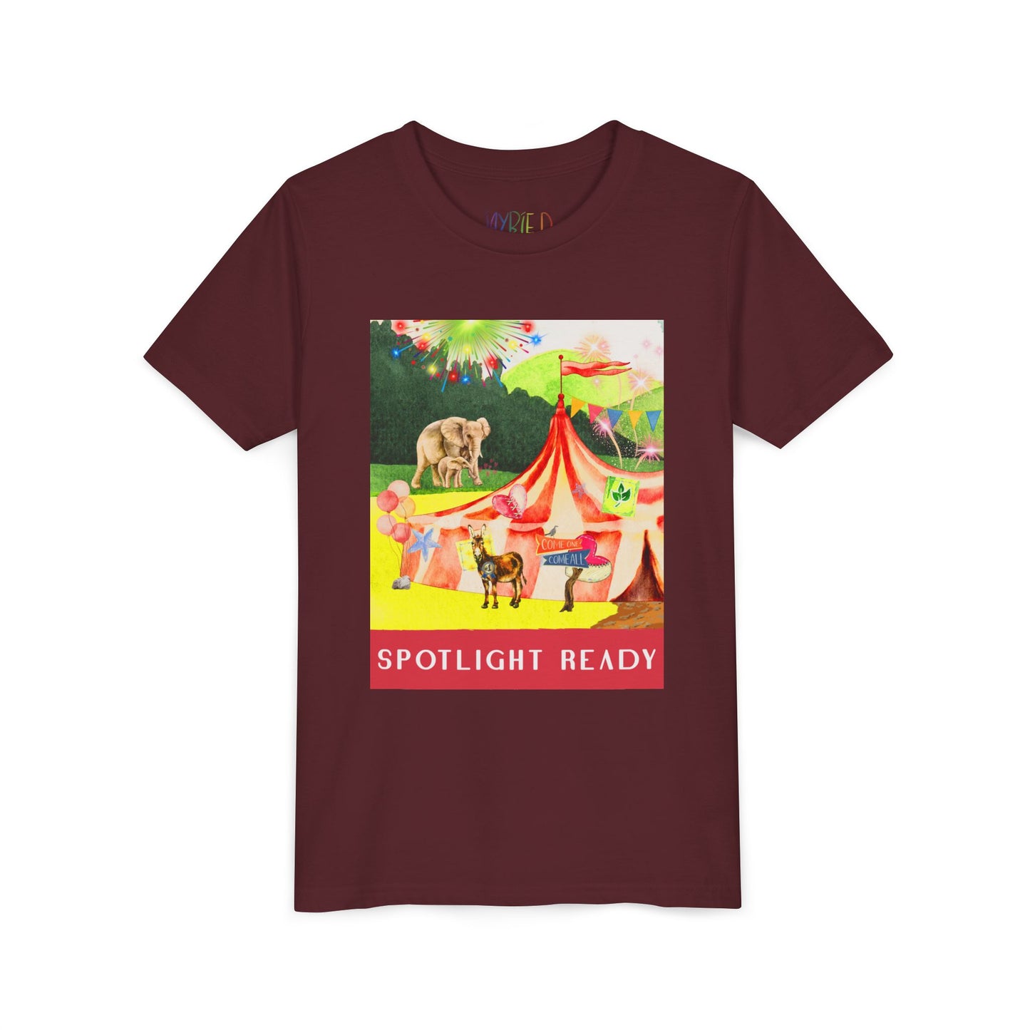 Youth Spotlight Ready – Circus Confidence Tee