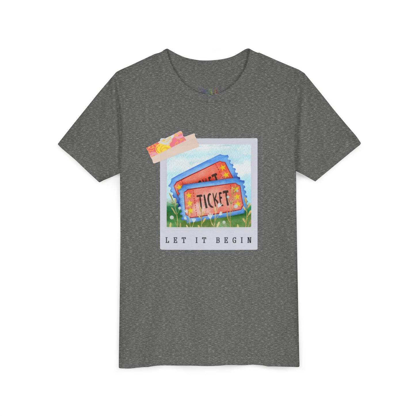 Youth Let It Begin T-Shirt – Ticket to Wonder Awaits