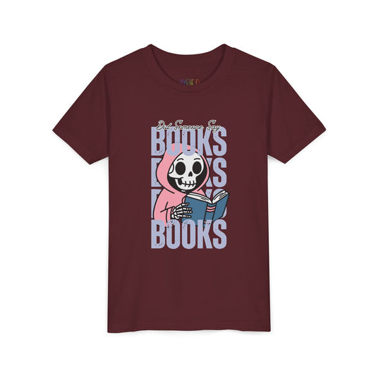 Youth Did Someone Say Books? Skeleton Reader Graphic