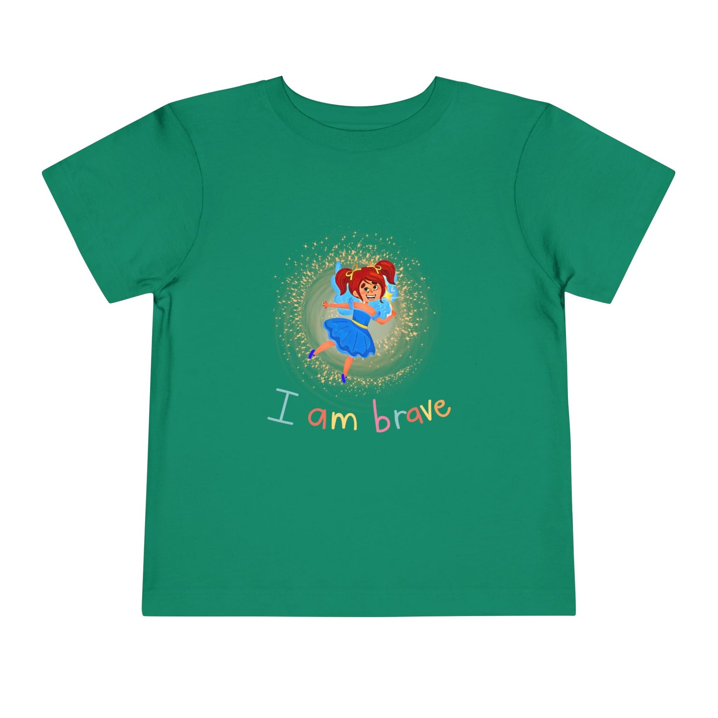 Toddler I Am Brave Tee – Mei-Mei Empowerment Shirt for Courageous Kids