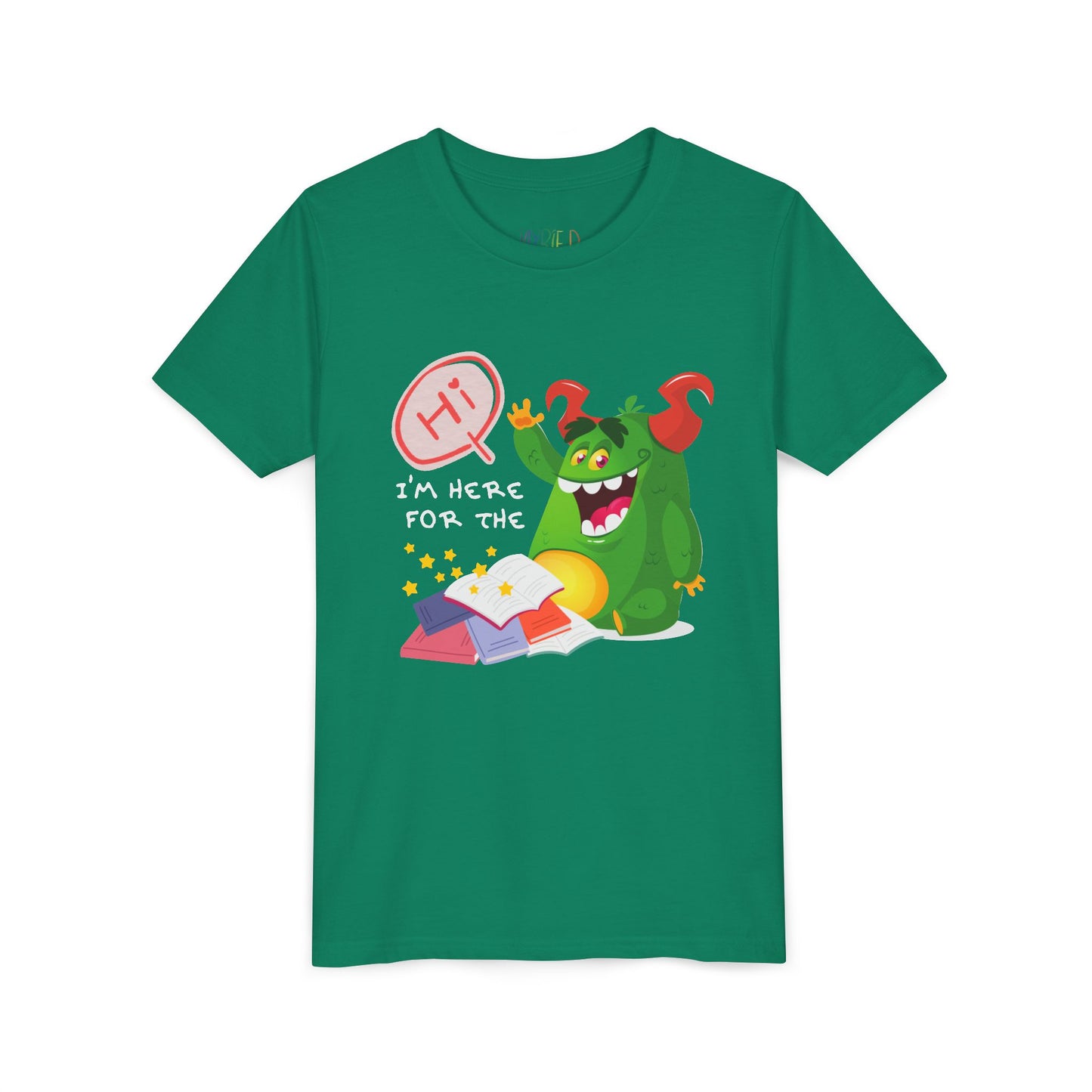 Youth Here for the Storytime Sparkles Tee