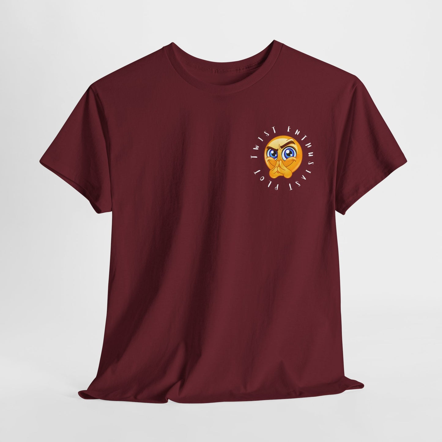 Teen/Adult Unisex Tee – Plot Twist Enthusiast (Emoji Edition)