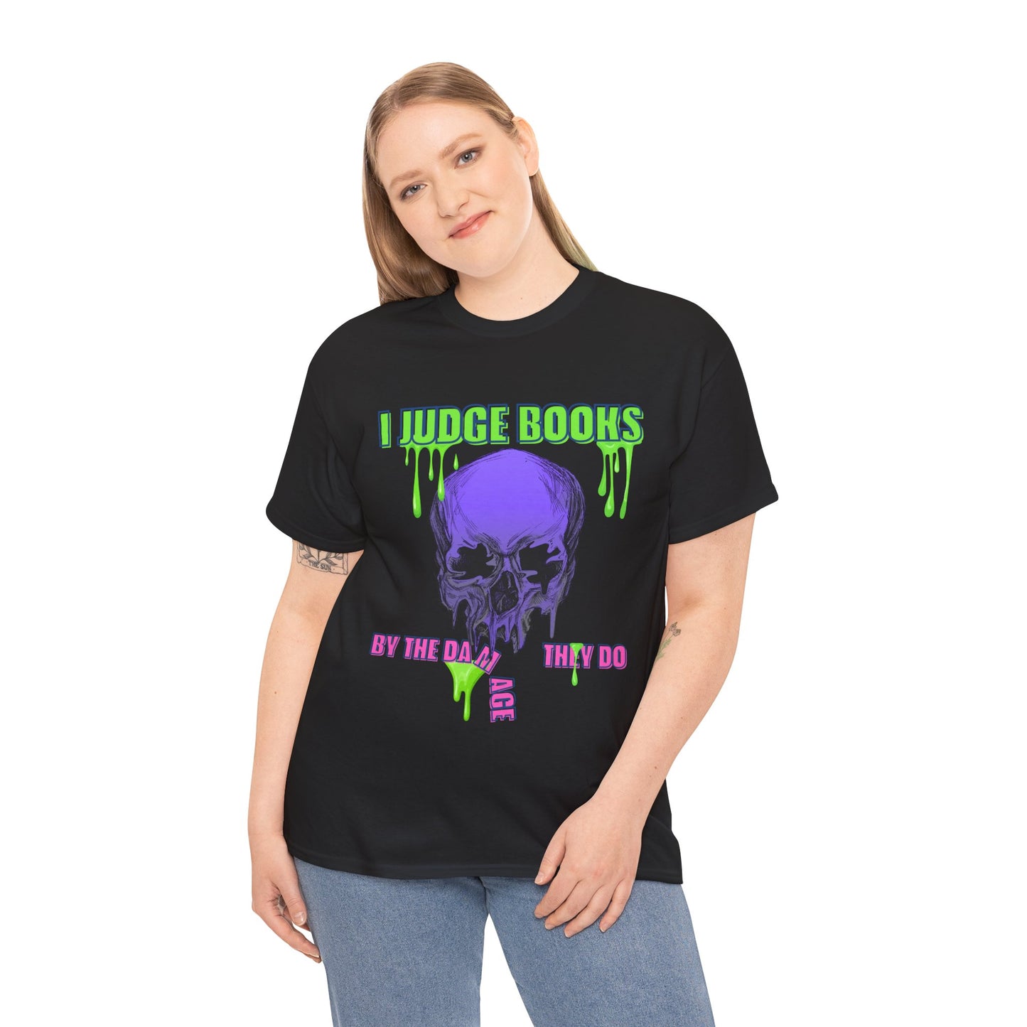 Teen/Adult Unisex Read for the Pain Tee â€“ Horror Book Lover Shirt